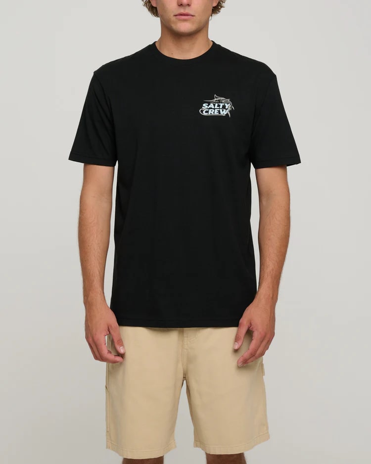 Salty Crew Premium Hook Up T-Shirt - Comfortable Fishing & Outdoor Tee for Men - Perfect for Fishing, Boating, and Casual Wear