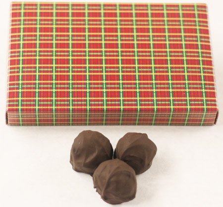 Dark Chocolate Lemon Truffles - 8oz Christmas Gift Box for Holidays