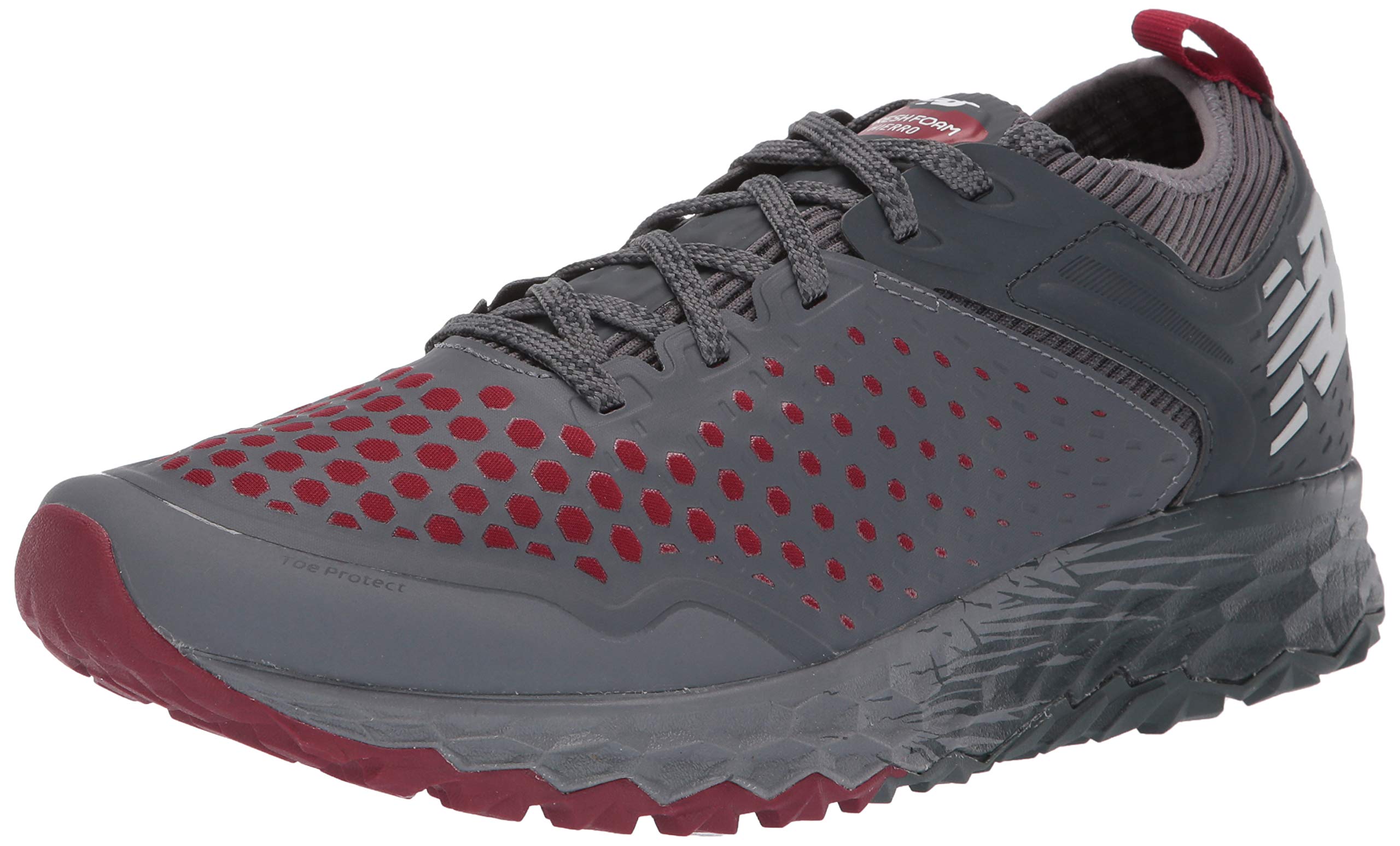 New Balance Men's Fresh Foam Hierro V4 Trail Running Shoes - Lightweight Cushioned for Hiking & Outdoor Adventures