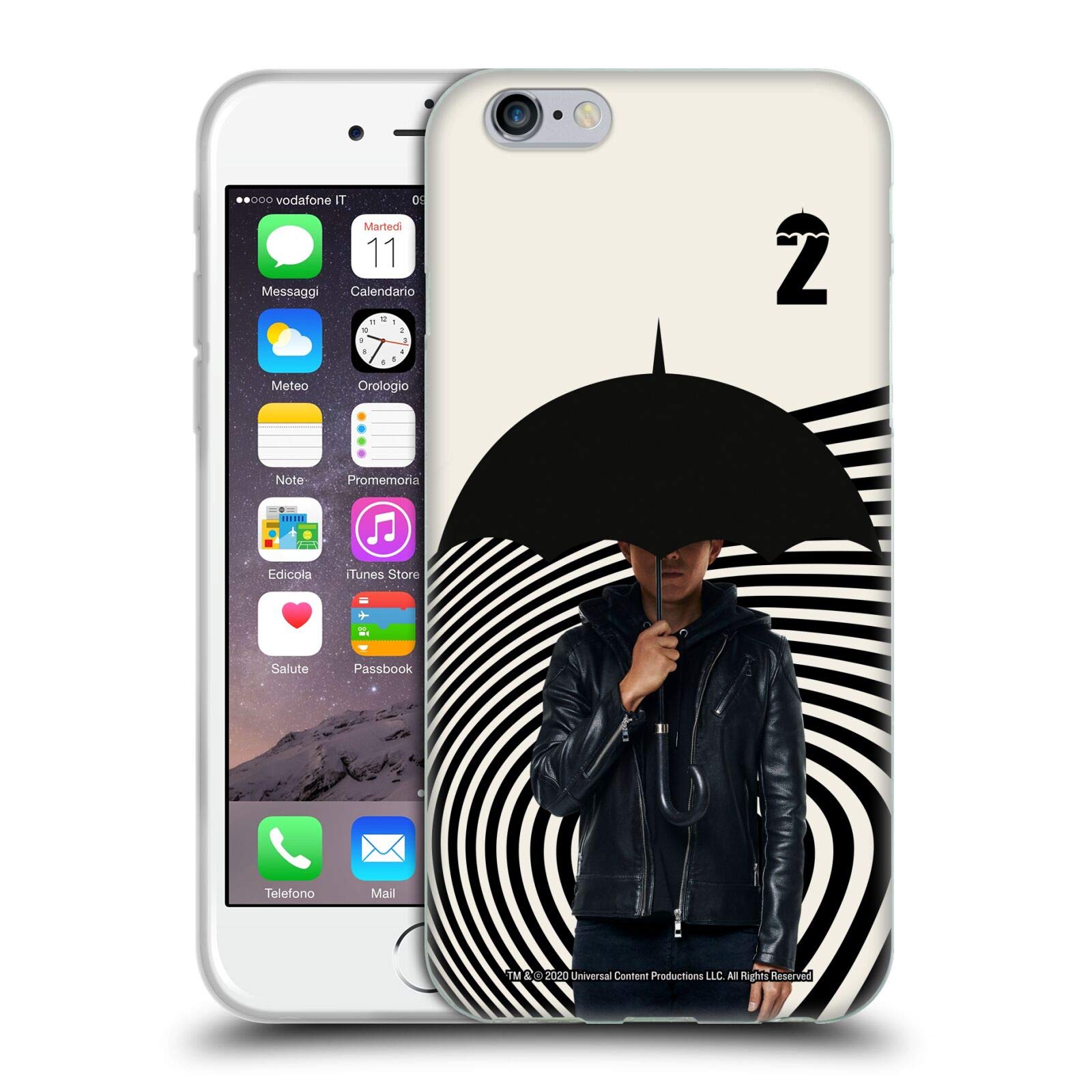 Officially Licensed The Umbrella Academy Ben Season 2 iPhone Case - Soft Gel Protective Cover Compatible with Apple iPhone 6 / 6s - Perfect for Fans, Daily Use & Gift Giving