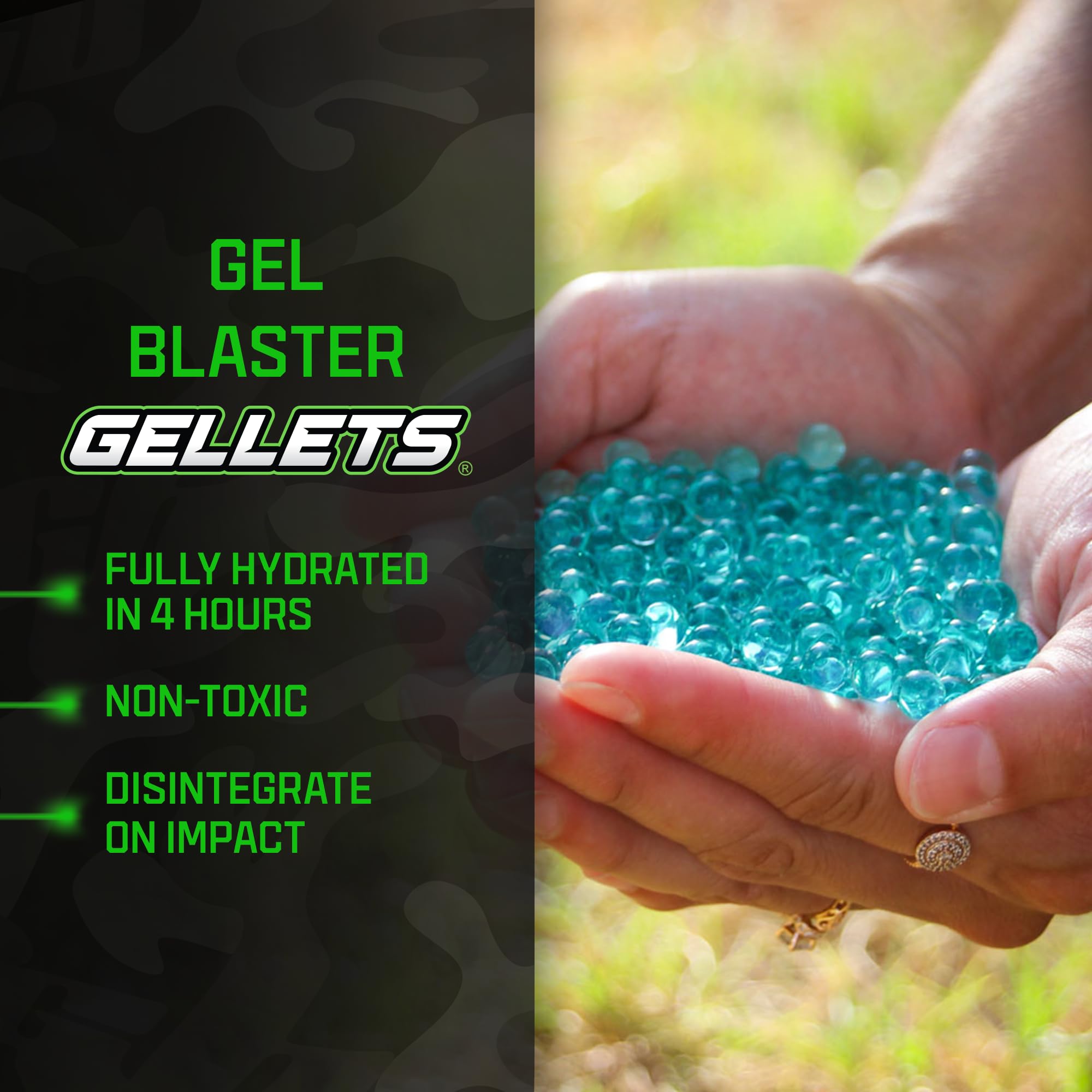 Gel Blaster Piranha - Waterproof Splat Ball Gun with Eco-Friendly Water Beads | 100+ Foot Range Automatic Blaster for Outdoor Games, Backyard Battles & Pool Parties | Perfect for Teens Ages 14+ | Great for Team Building, Birthday Parties & Summer Fun