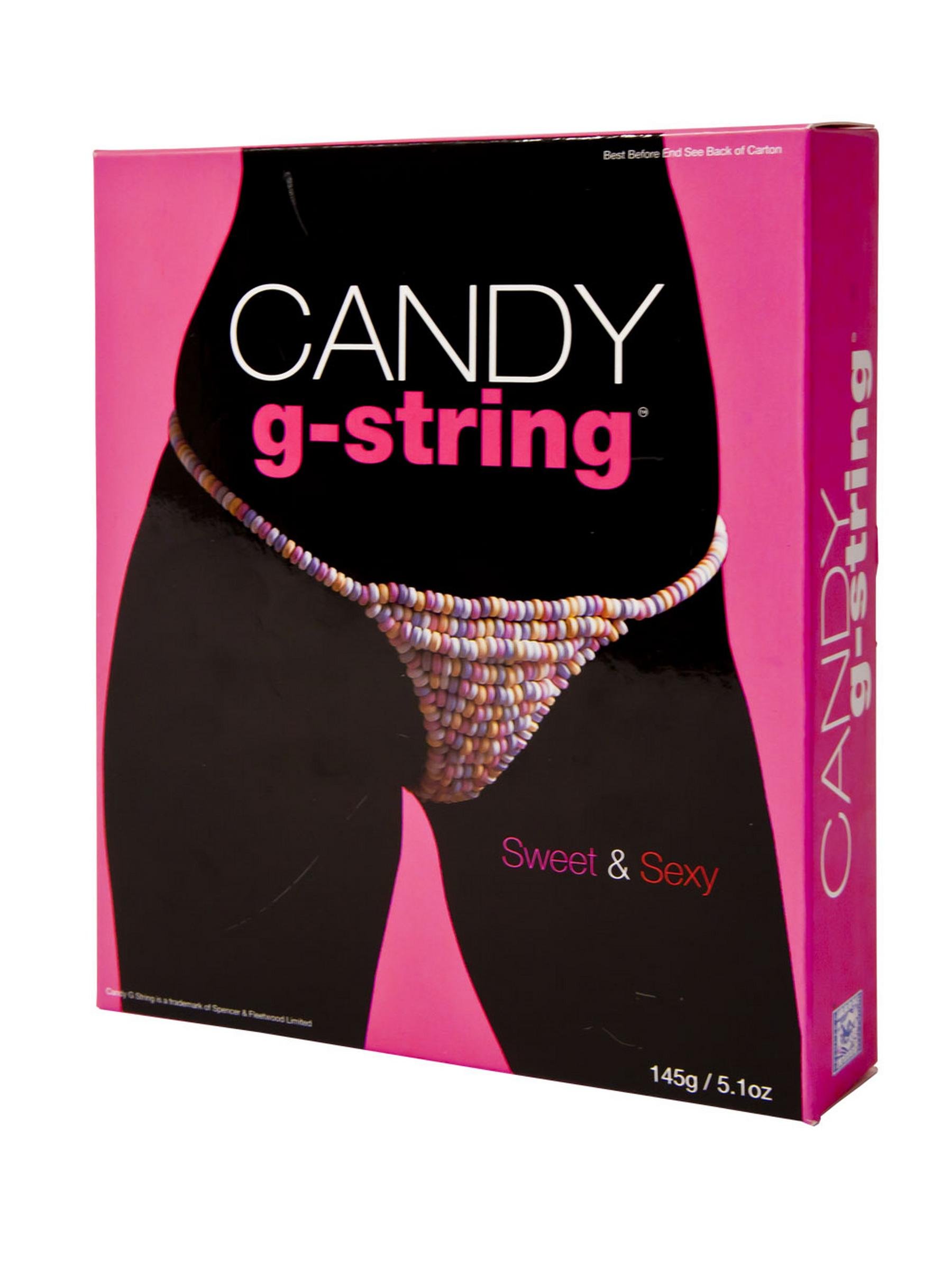 Sexy Candy G-String Thong Underwear for Women - Lace Cheeky Panties, Comfortable & Breathable - Perfect for Valentine's Day, Honeymoon & Romantic Nights