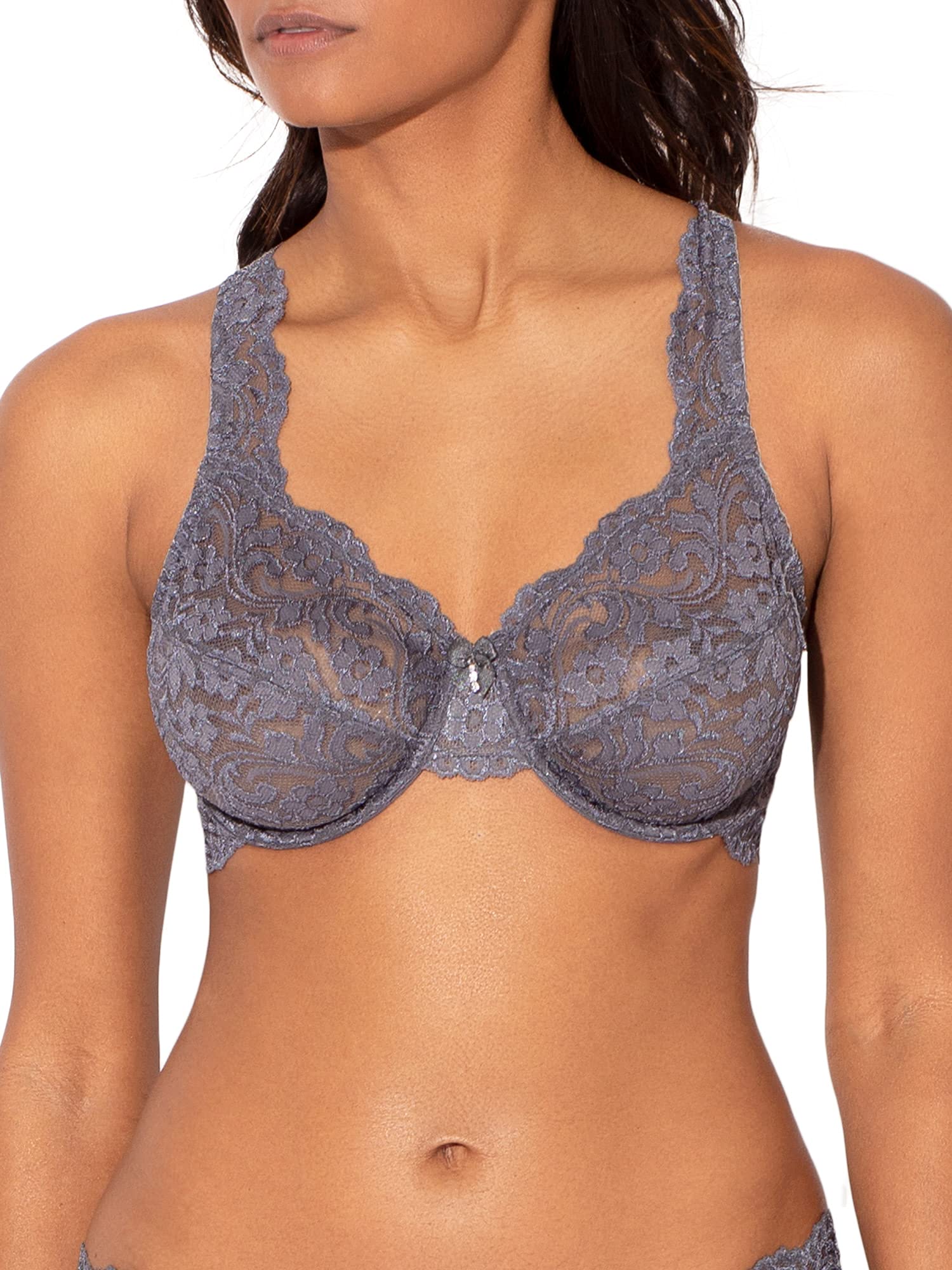 Smart & Sexy Women's Signature Lace Unlined Underwire Bra - Comfortable Everyday Wear for Work & Date Nights