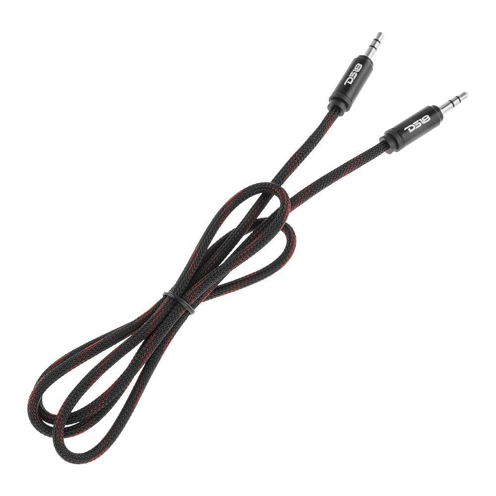 Premium 3.5mm Aux Cable 3FT - High-Quality Stereo Audio Cable for Car, Home & Portable Speakers - Gold-Plated Connectors, Noise-Free Sound, Durable Nylon Braided Cord - Perfect for iPhone, Android, Samsung, Smartphones & More