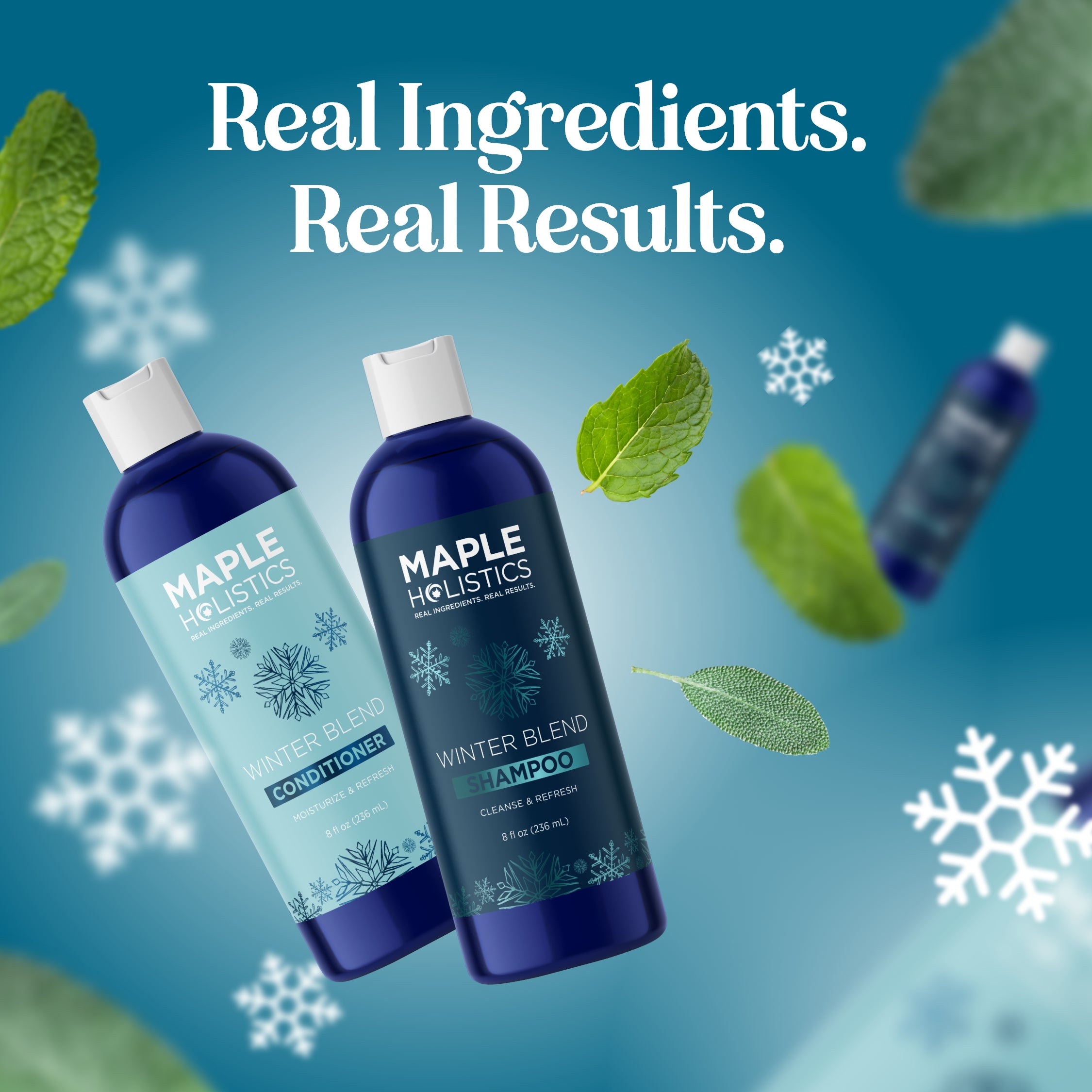 Winter Blend Shampoo & Conditioner Set for Dry Hair - Hydrating & Nourishing Hair Care Duo for Cold Weather | Perfect for Winter Hair Protection & Moisturizing