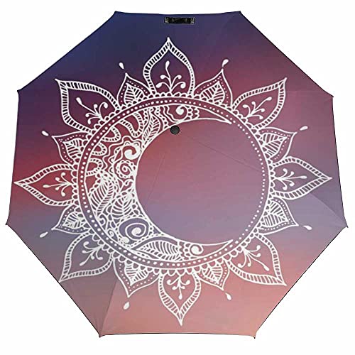 Sun Moon Zentangle