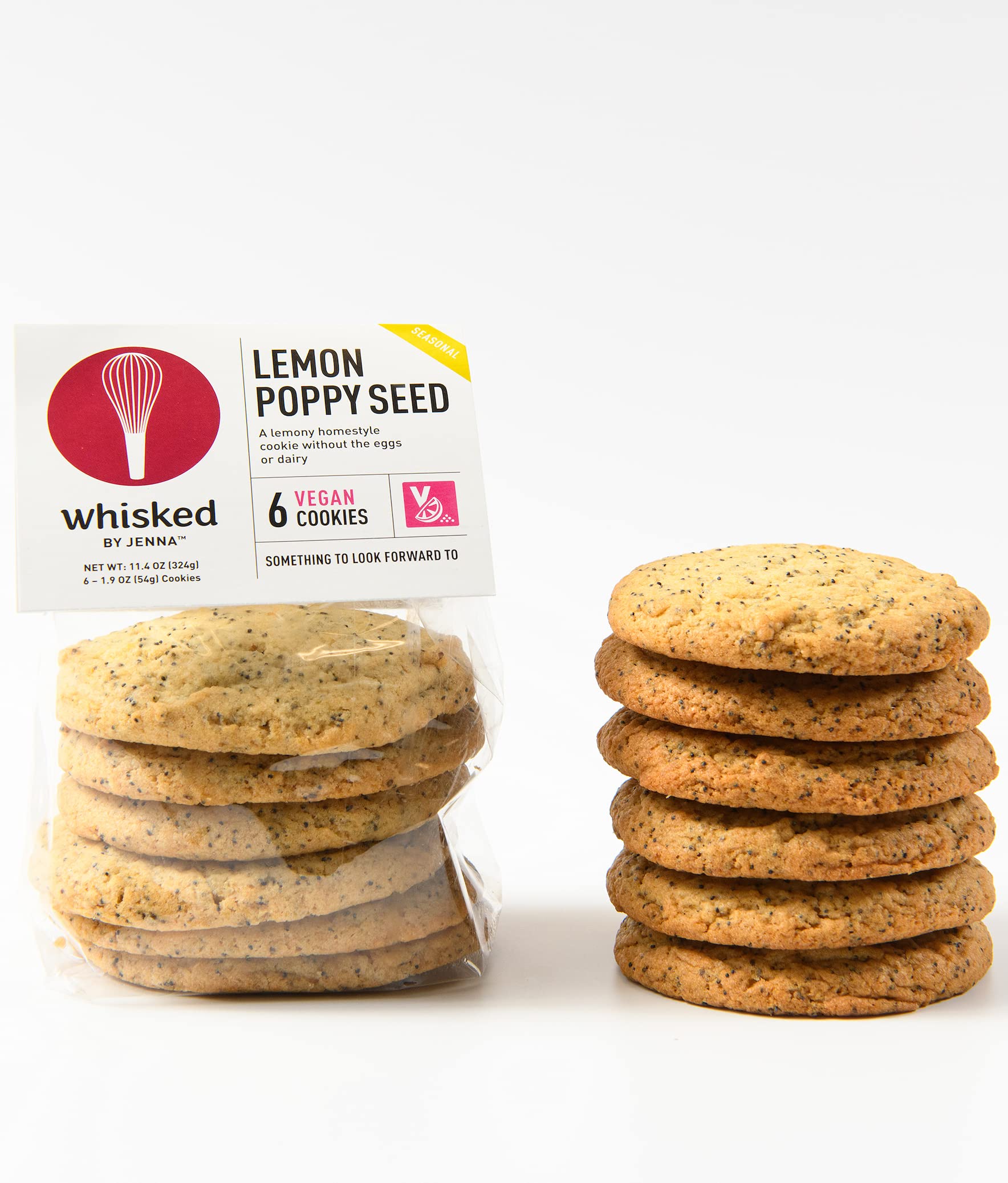 Whisked Vegan Cookie Gift Box - 24 Assorted Vegan Cookies in 4 Flavors | Perfect for Holidays, Gifts & Plant-Based Desserts