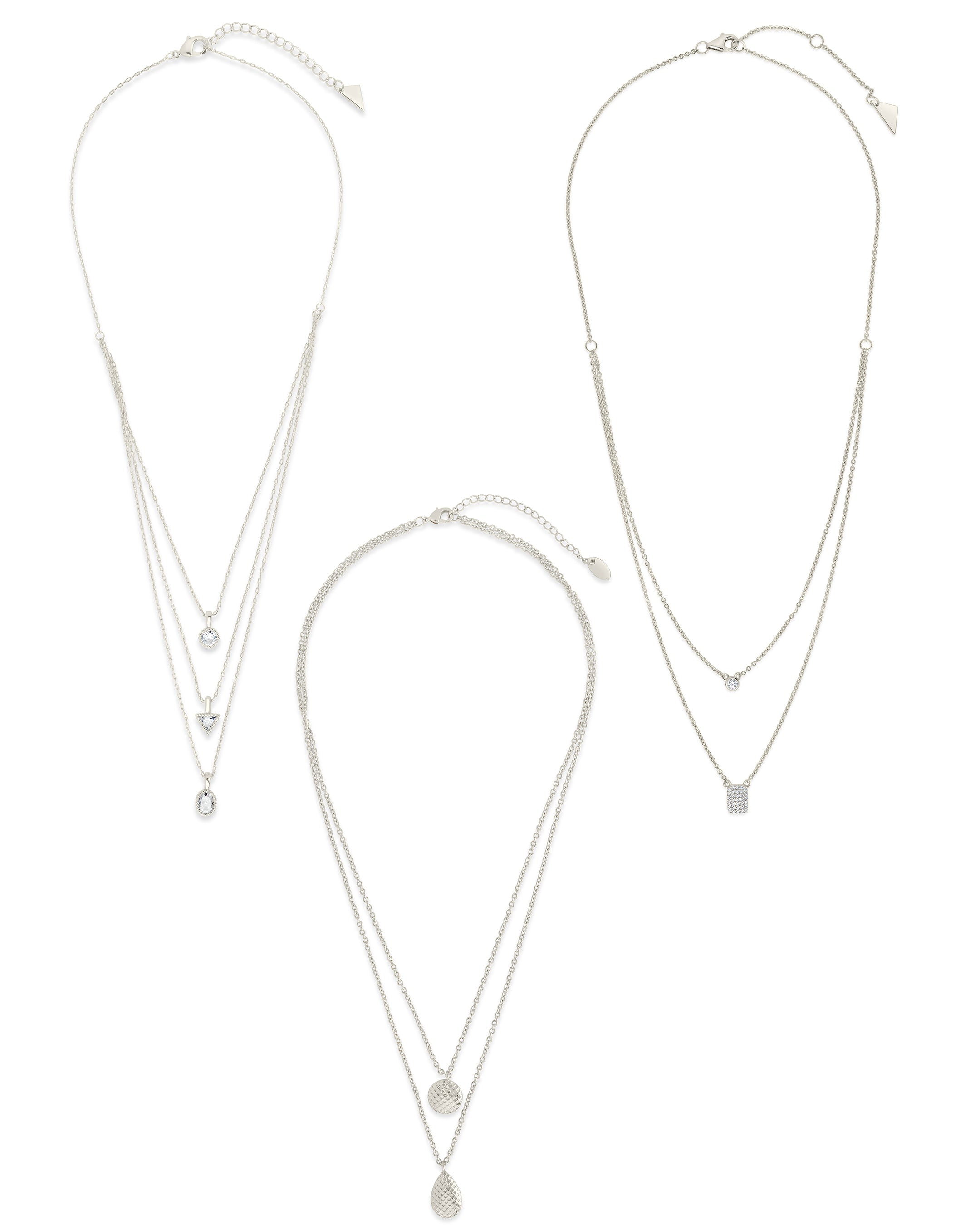 Stylish Jewelry Case & Layering Necklace Set - Perfect for Travel, Gifts, and Everyday Organization | Trendy Necklace Storage Solution