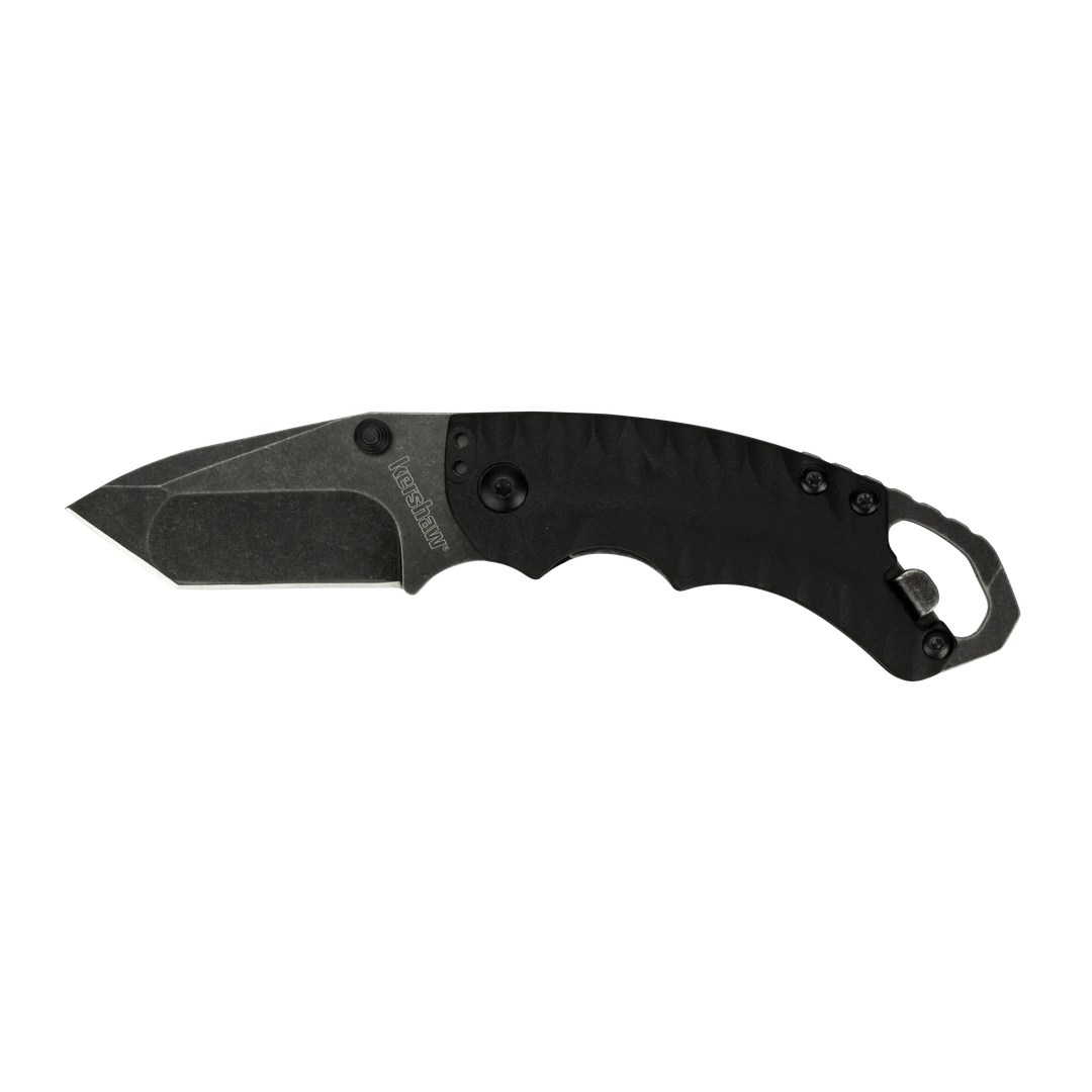 Kershaw Shuffle II Pocket Knife - Black/Blackwash Finish - EDC Folding Knife for Camping, Hiking & Everyday Carry