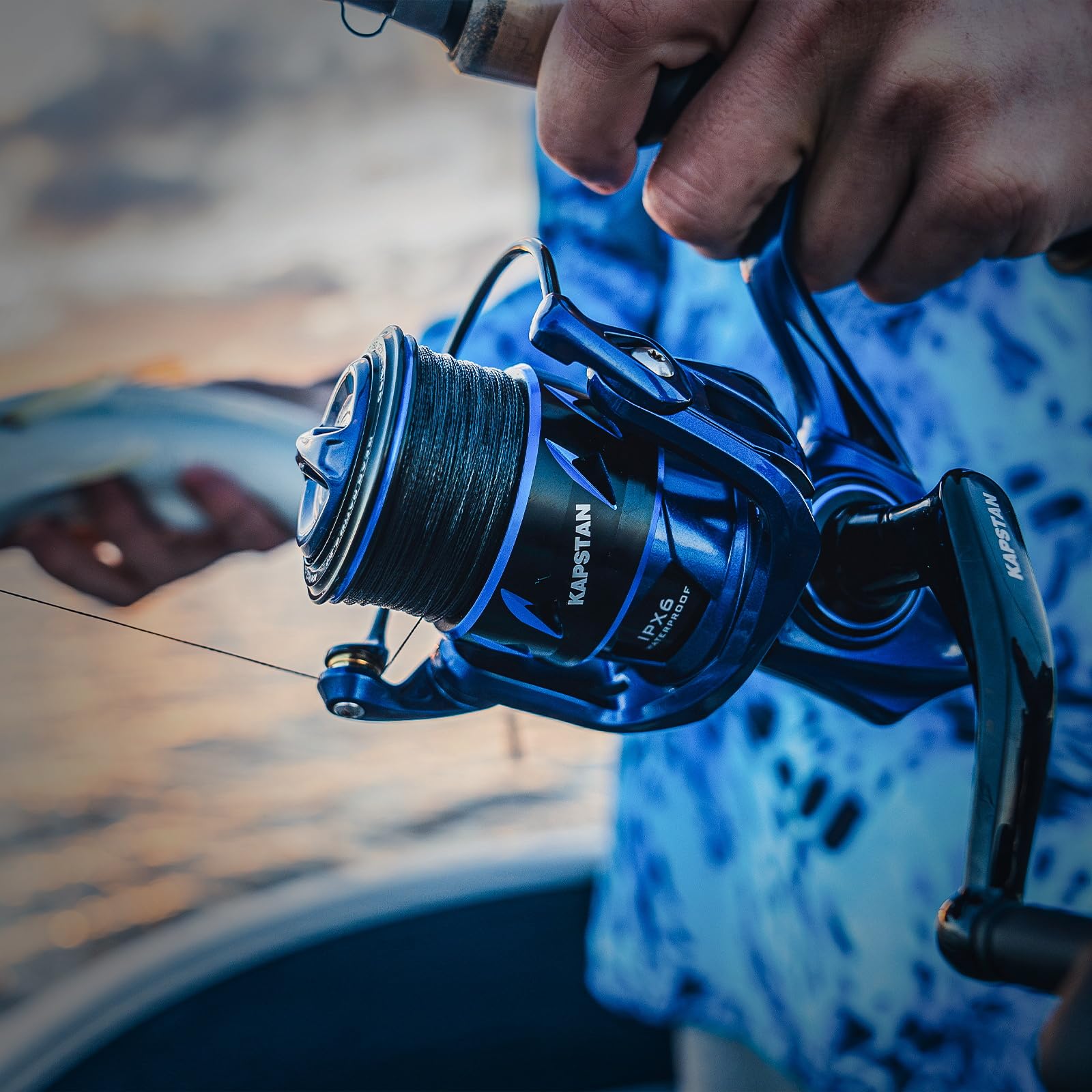 KastKing Kapstan Elite Saltwater Spinning Fishing Reel - 55LBs Max Drag Big Game Fishing Reel with IPX6 Waterproof & Corrosion-Resistant Bearing System - Perfect Gift for Saltwater Anglers - Great for Offshore, Surf, and Deep Sea Fishing Adventures