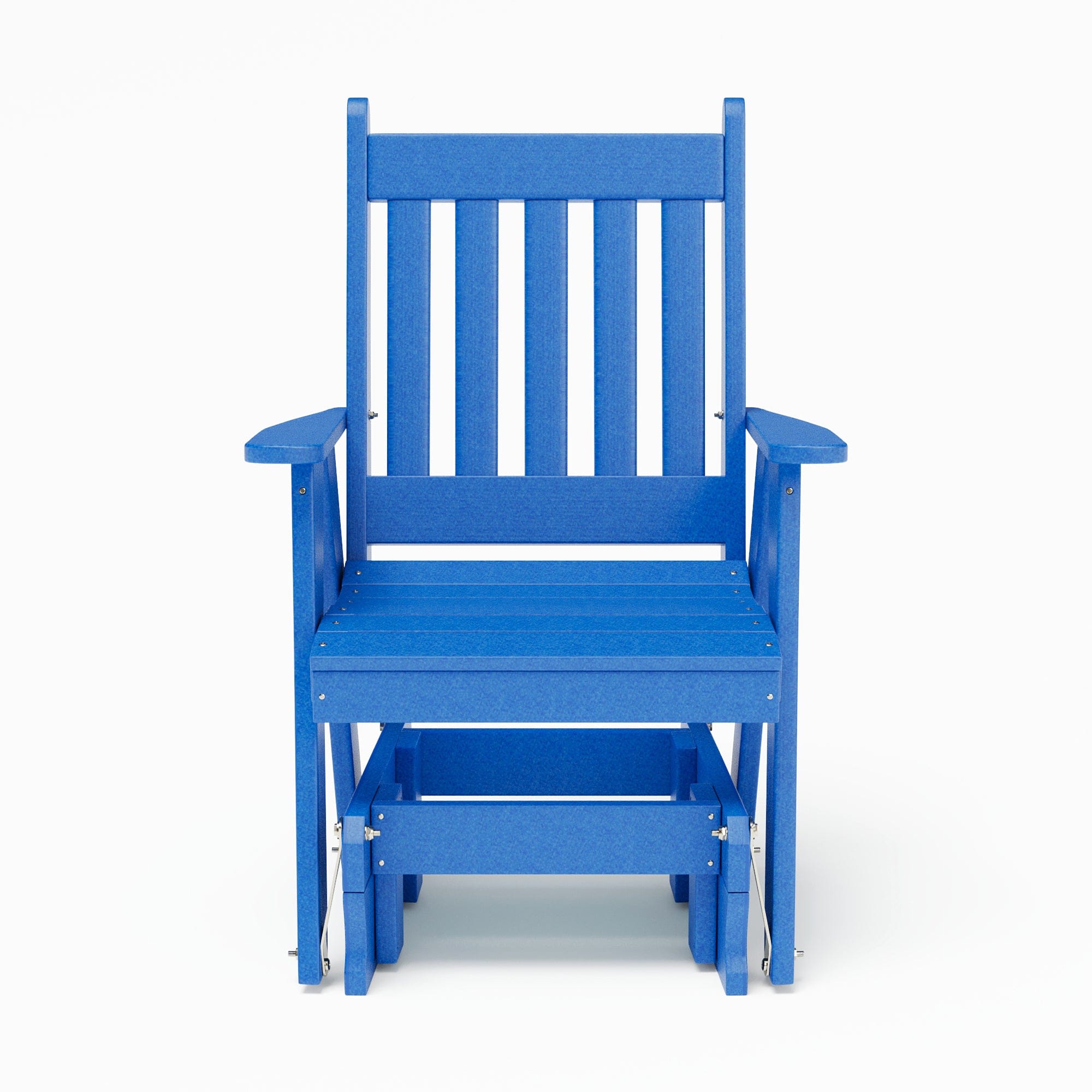 Keystone Amish Co. Franklin Recycled Plastic Glider Chair - Outdoor Rocking Chair for Patio, Garden & Porch - Eco-Friendly & Weather Resistant - Perfect for Relaxing & Lounging