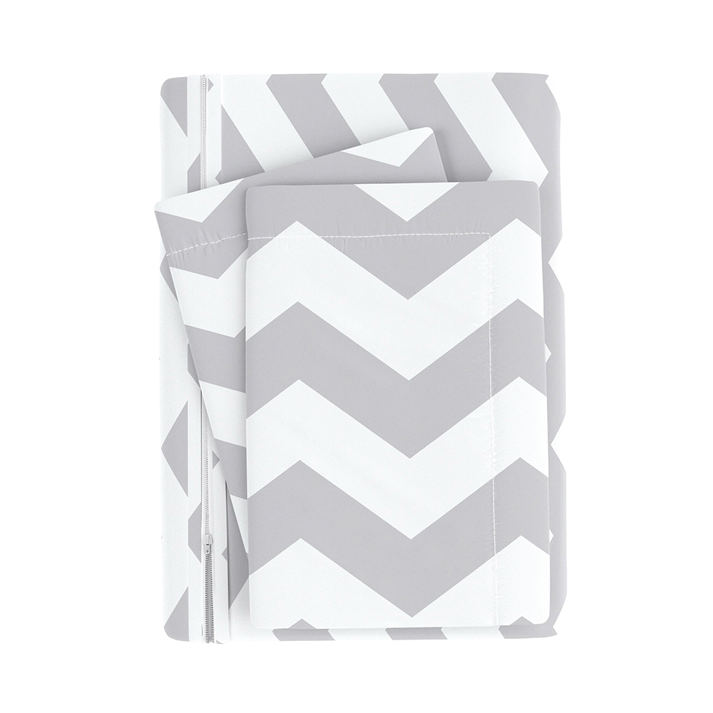 Arrow Pattern 3 Piece Duvet Cover Set - King Size Bedding with Pillow Shams - Soft Microfiber for Cozy Bedroom Decor (Perfect for Master Bedroom, Guest Room & Dorm)