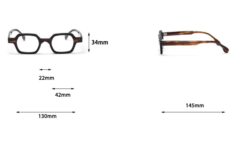 CCspace Unisex Full Rim Square Acetate Reading Glasses R49804 - Stylish Blue Light Blocking Readers for Men & Women - Perfect for Office, Reading & Computer Work