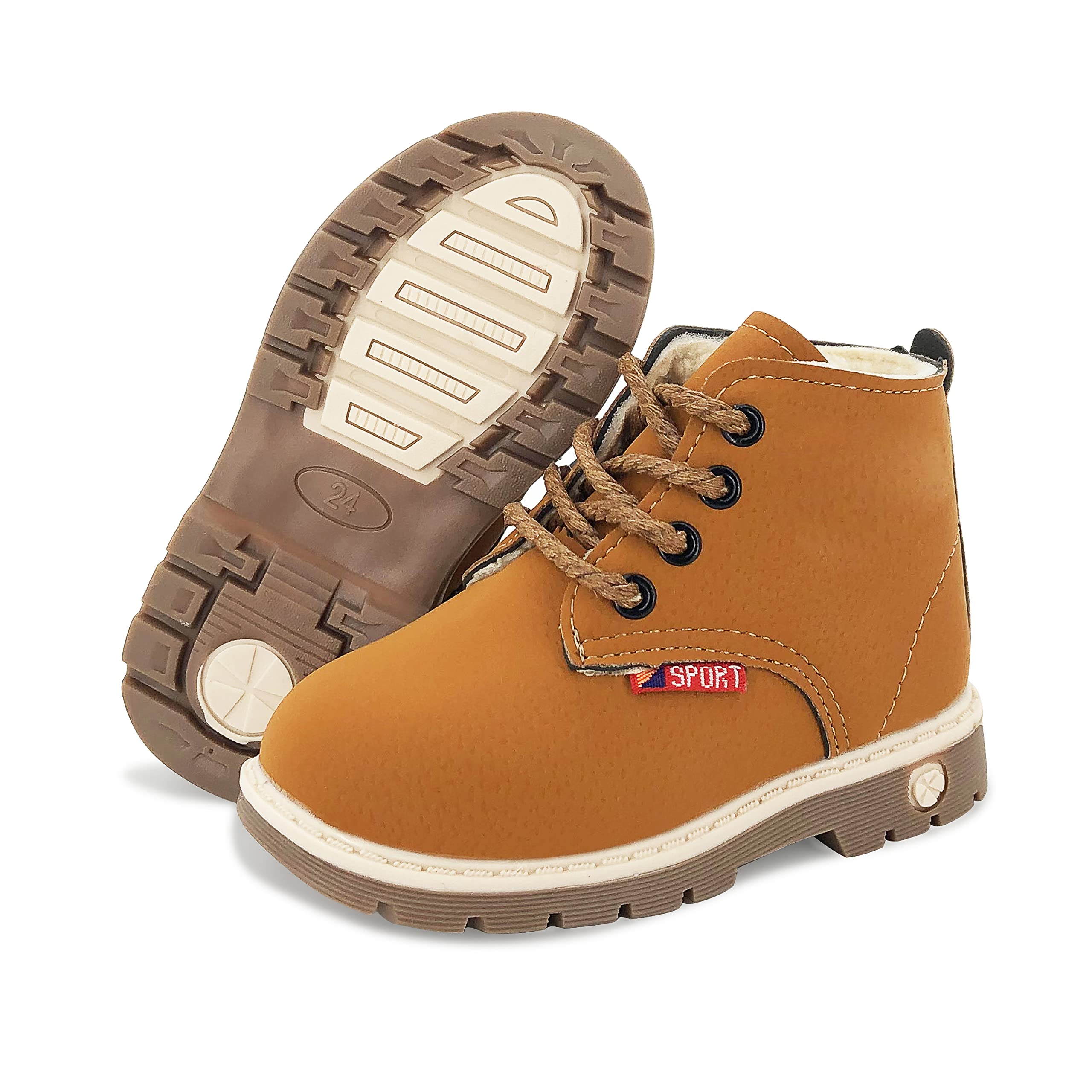 BENHERO Waterproof Toddler Hiking Boots for Boys & Girls - Winter Snow Rain Ankle Booties for Outdoor Adventures (Toddler/Little Kid) | Perfect for Hiking, Playground & Winter Walks