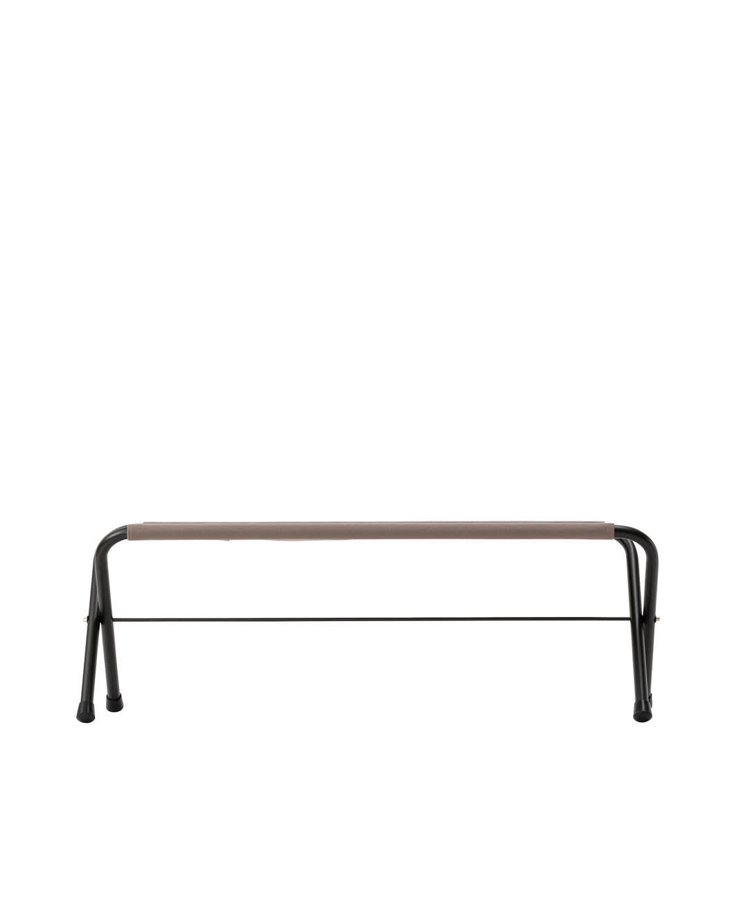Gray Folding Bench - Lightweight & Portable Outdoor/Indoor Seat for Patio, Garden, Camping & Picnics - Sturdy Metal Frame with Weather-Resistant Coating