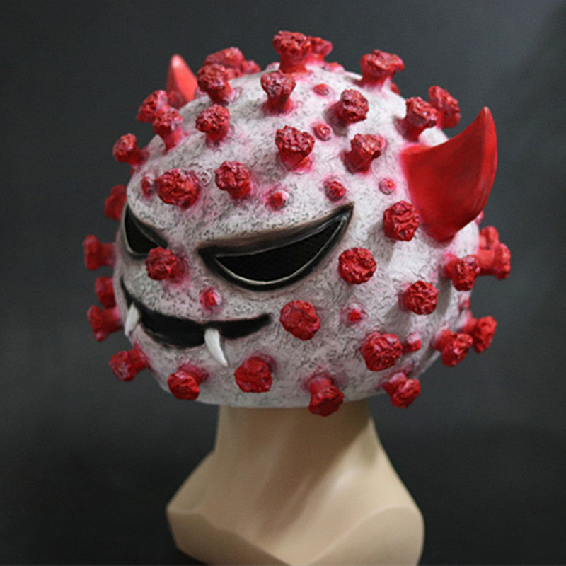Scary Halloween Virus Mask for Adults - Horror Face Covering for Cosplay & Costume Parties - Perfect for Spooky Events & Trick or Treating
