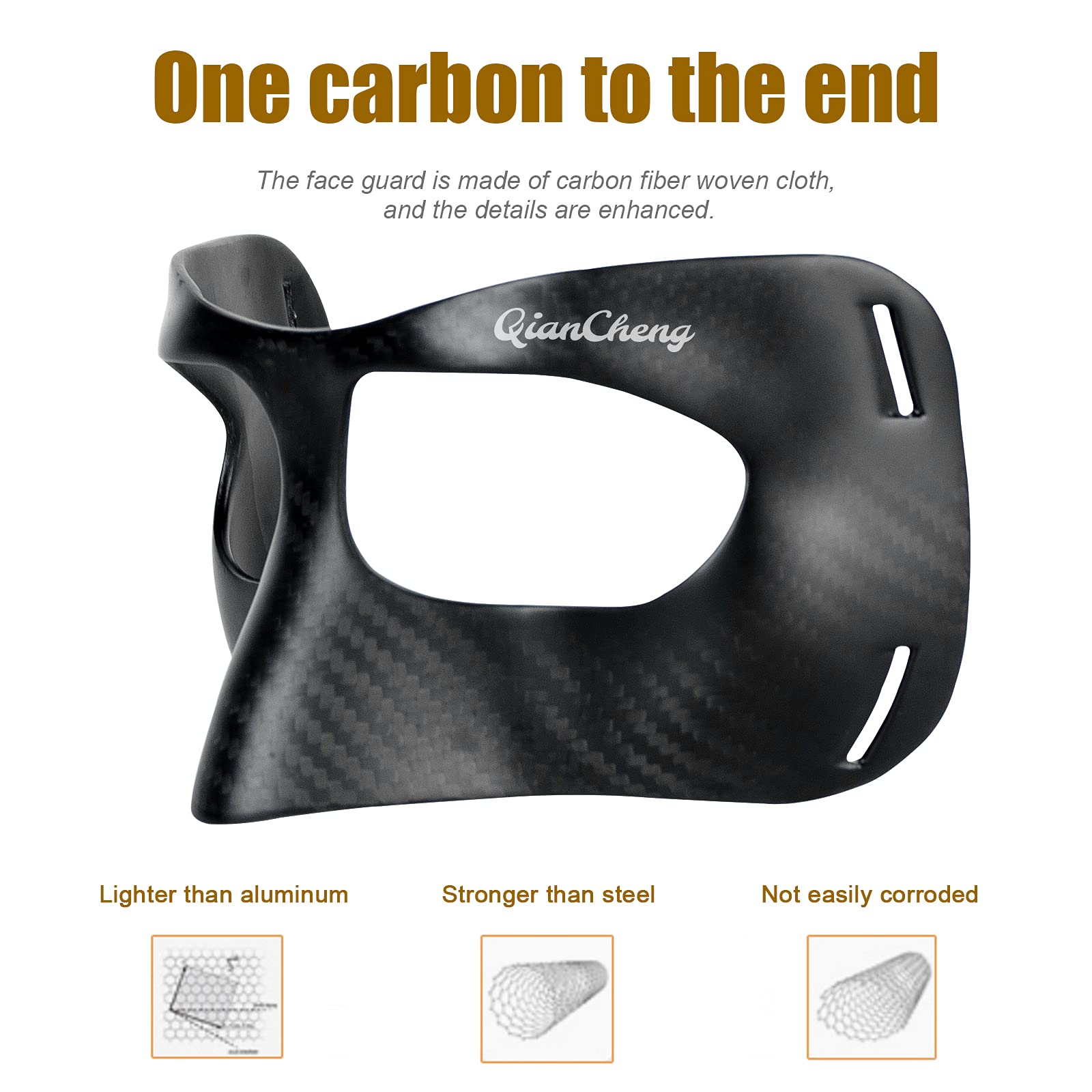 Carbon Fiber Nose Guard for Broken Nose - Adjustable Face Shield with Padding for Men & Women - Impact Protection for Sports & Activities - Ideal for Boxing, MMA, Rugby & Contact Sports Safety