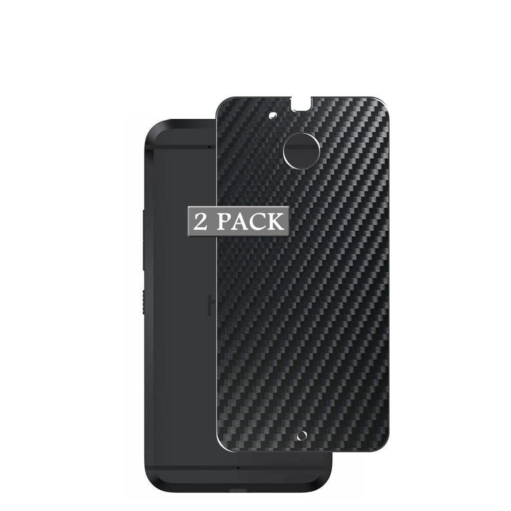 2-Pack HTC Bolt/HTC 10 EVO Back Protector Film - Black Sticker Skin (Not Tempered Glass) | Scratch-Resistant Protection for Smartphone Back Cover | Perfect for Daily Use, Travel & Outdoor Activities