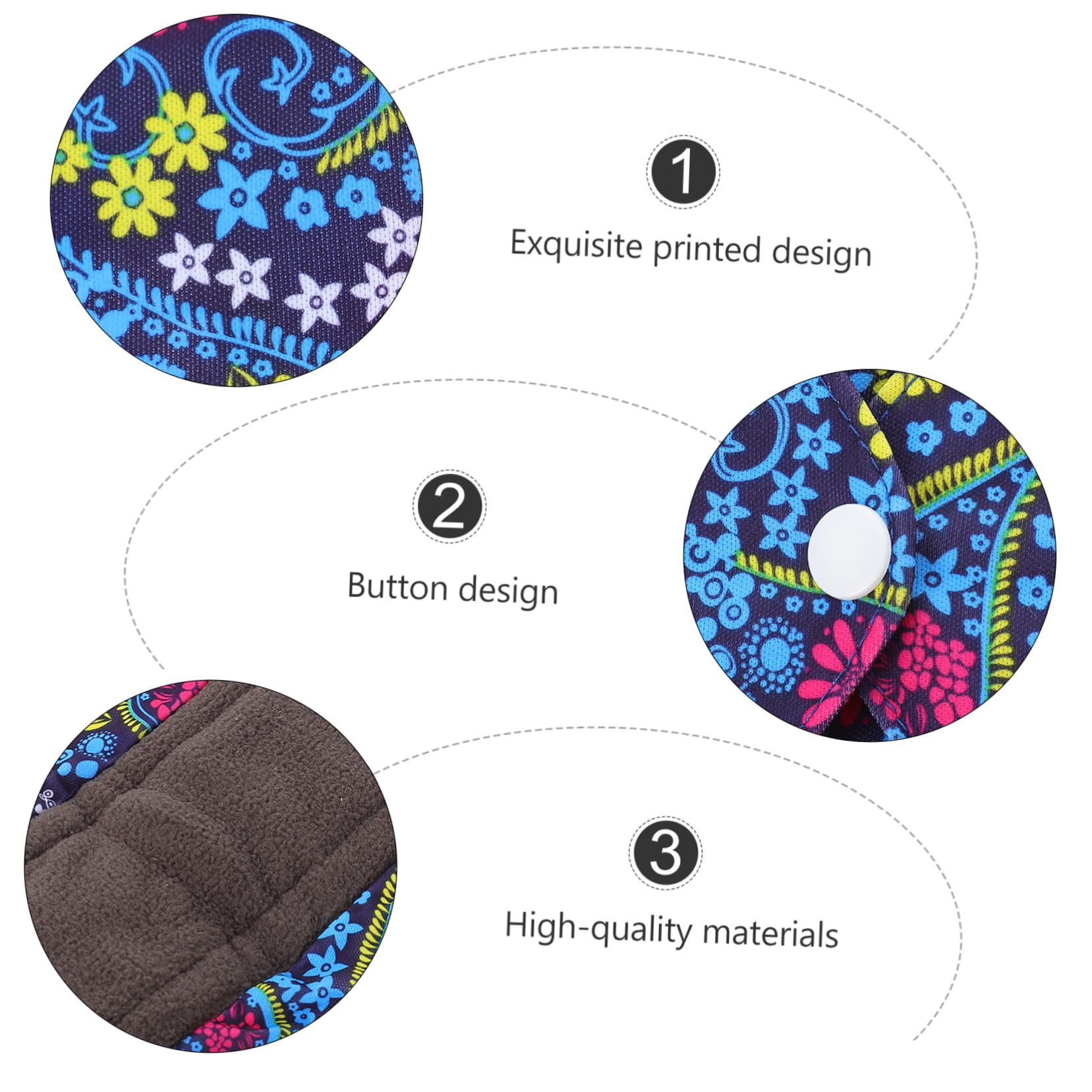 GLEAVI 12 Pack Washable Reusable Sanitary Pads for Women - Bamboo Charcoal Panty Liners, Menstrual Pads & Postpartum Mother Pads | Eco-Friendly, Leak-Proof & Odor-Control | Perfect for Daily Use, Period Protection & Postpartum Care
