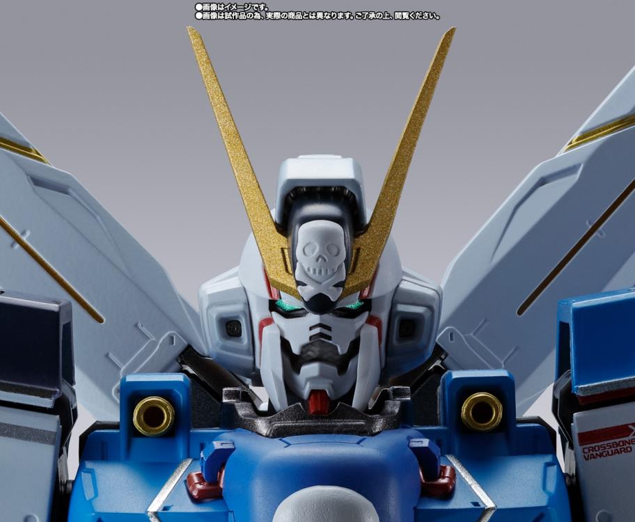 Bandai Metal Build Crossbone Gundam X1 Patchwork Exclusive Action Figure - High-Quality Collectible Model Kit for Gundam Fans | Perfect for Display, Anime Collections & Gift Giving