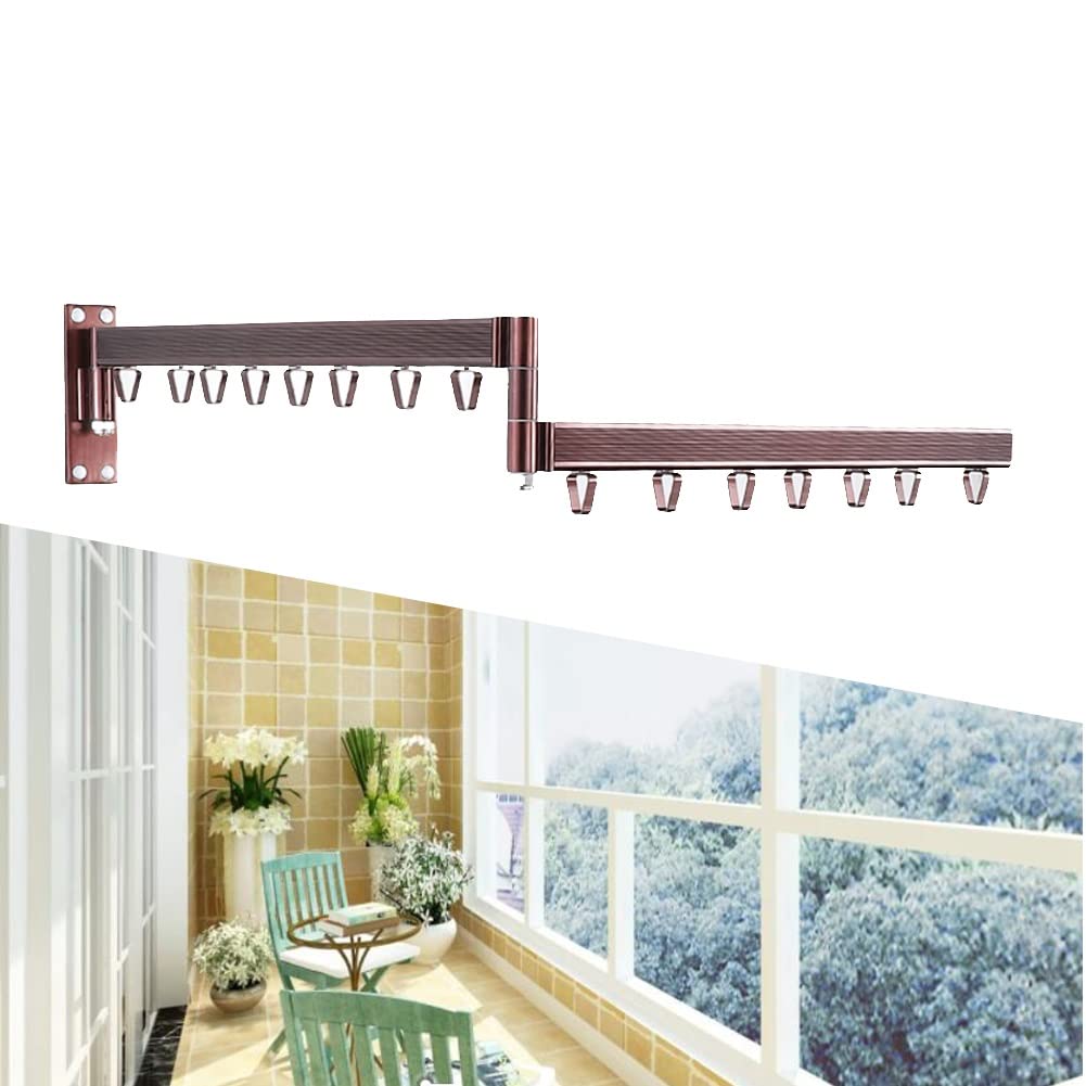 Wall Mounted Retractable Clothes Drying Rack - Space Saving Foldable Laundry Dryer for Balcony, Bathroom, Wardrobe & Kitchen - Easy Installation for Small Spaces | Perfect for Apartments, Dorms & RVs