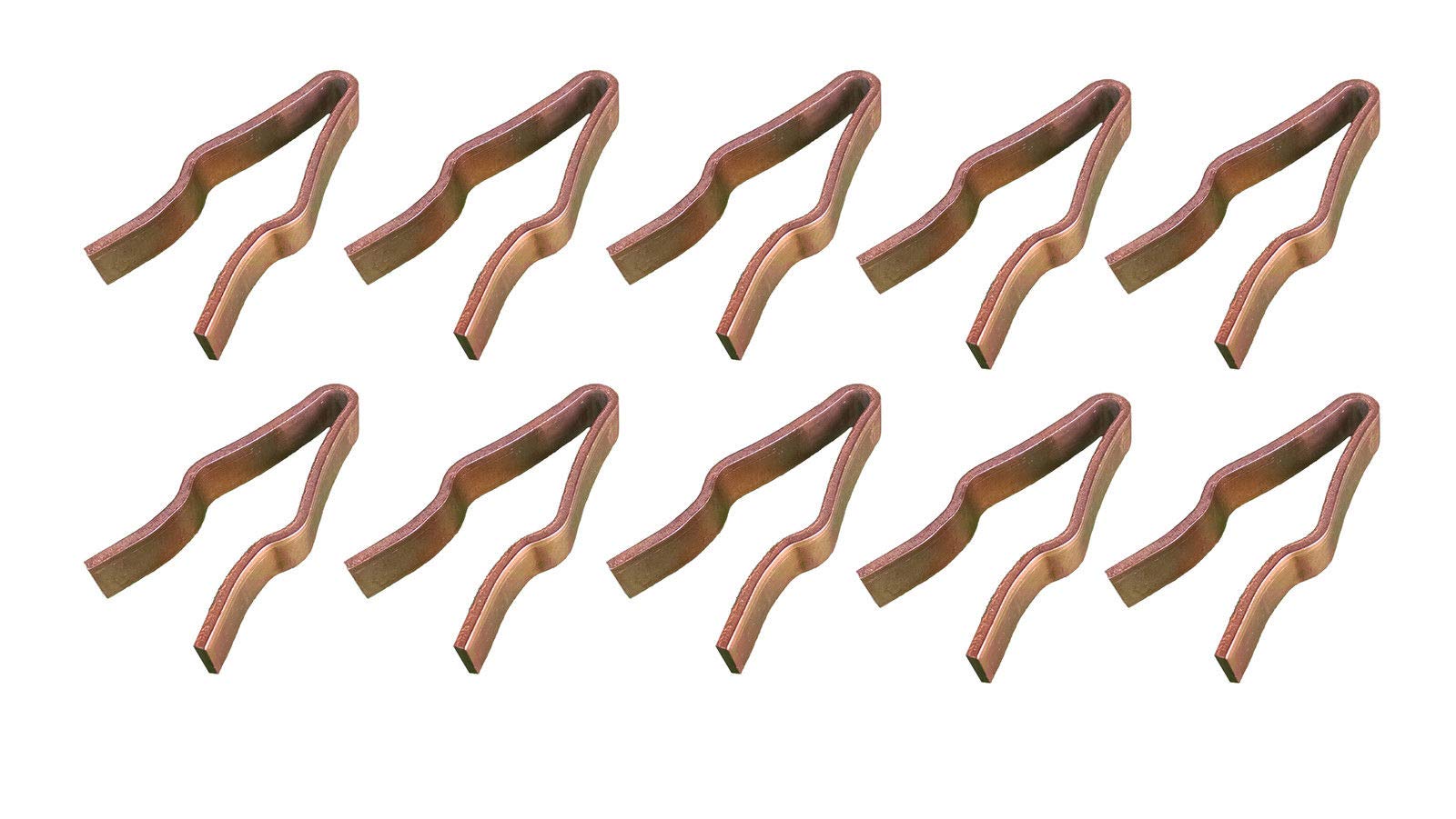Gannon Box Shank Spring Clips K-1306 - 10 Pack Heavy Duty Spring Clips for Woodworking, Metalworking & DIY Projects - Secure Fasteners for Cabinets, Furniture & Automotive Repairs