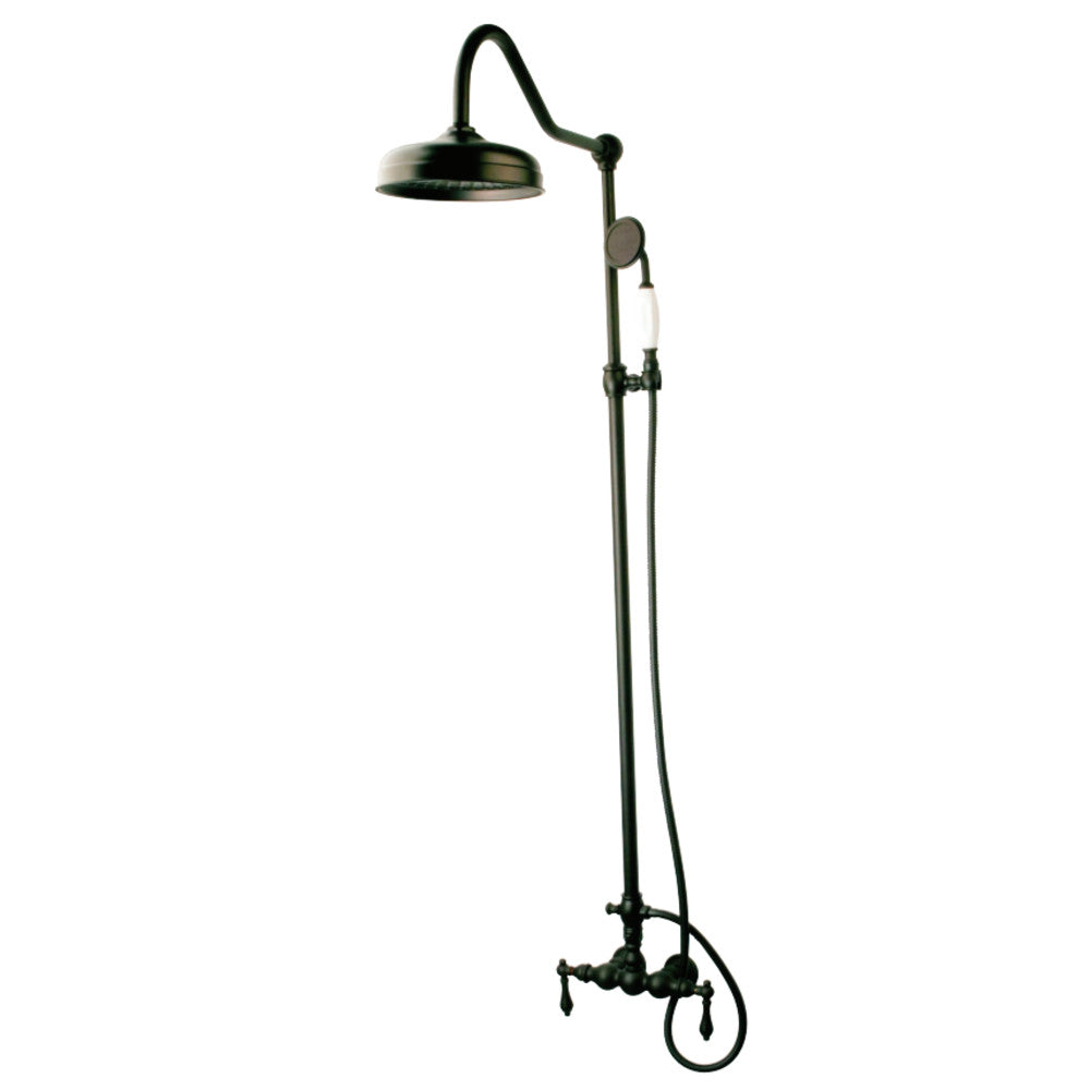 Rain Drop Shower System Combo - Luxury Rainfall Shower Head with Handheld Sprayer, 8 Inch Chrome Finish - Perfect for Spa-Like Bathroom Experience & Relaxing Shower Time