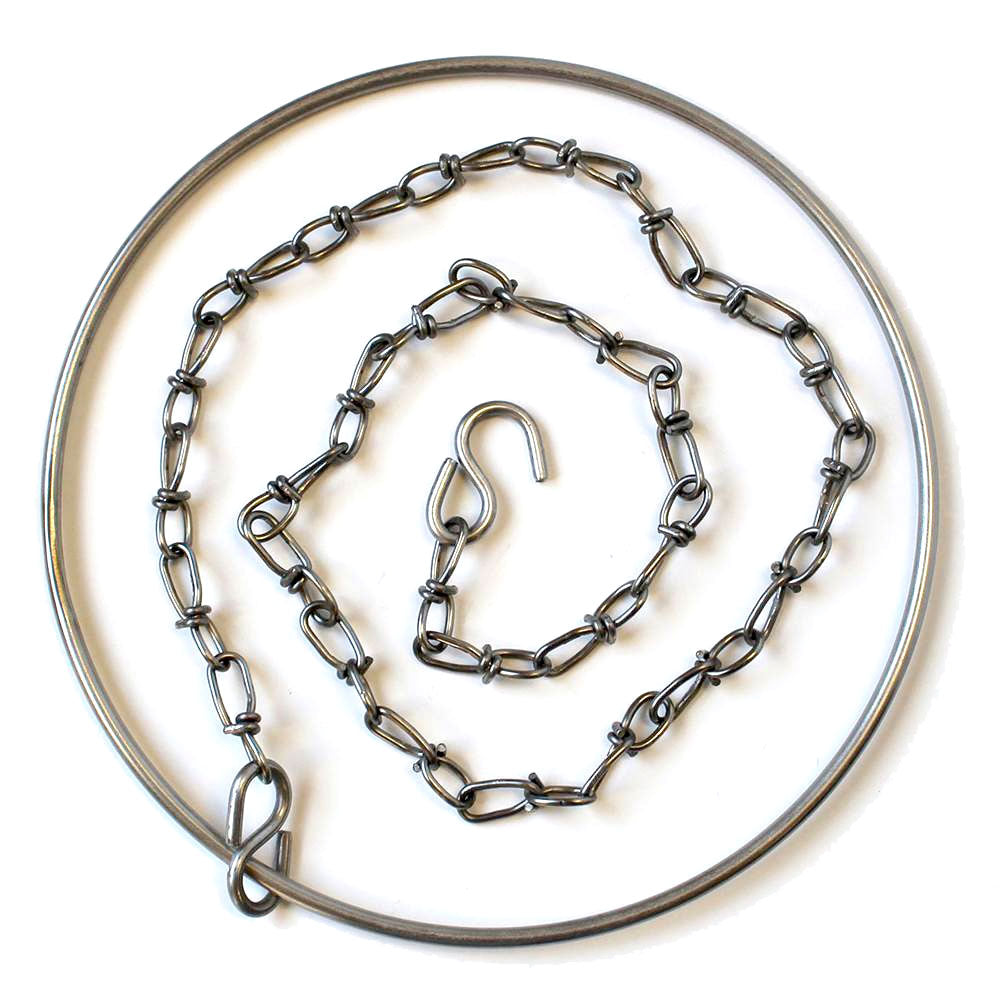 Speakman RPG05-0850 Stainless Steel S Hooks with Chain & Ring - Heavy Duty Repair Parts for Shower Heads, Bathroom Fixtures, and Plumbing Accessories