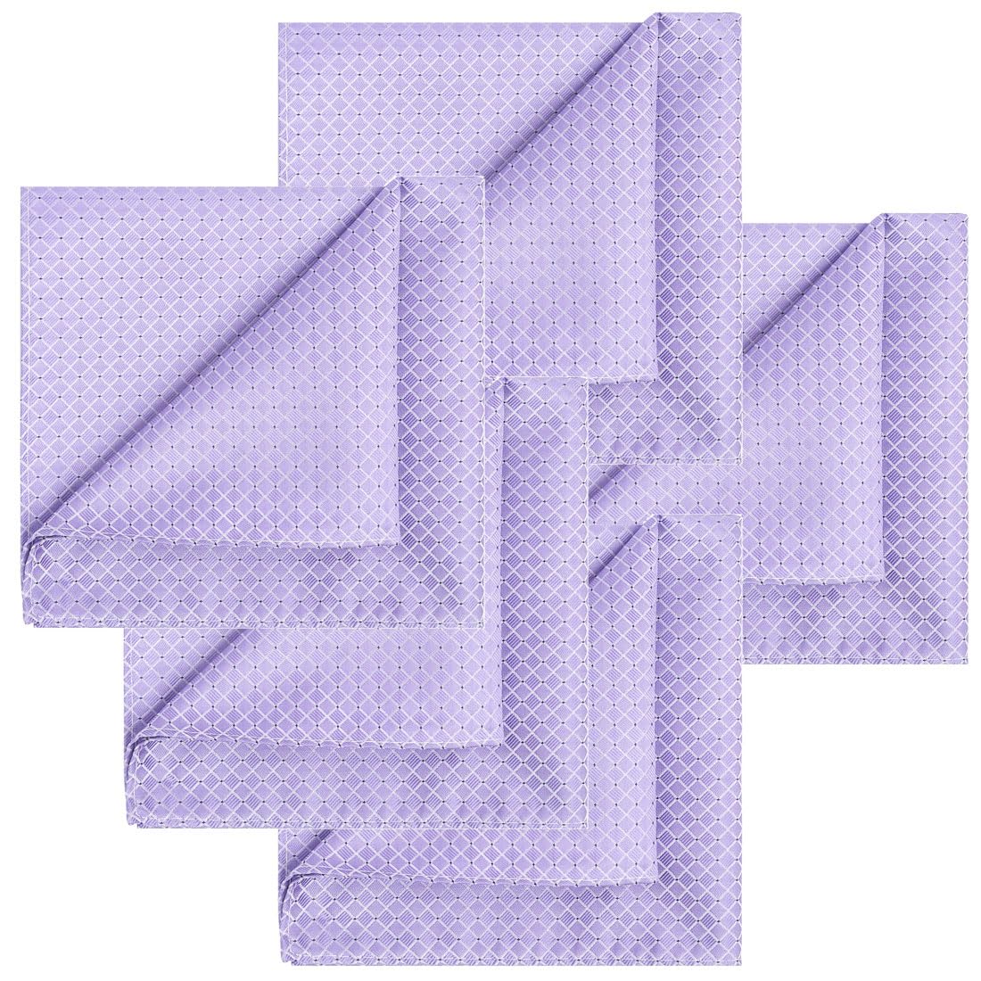 Premium Solid Color Pocket Square Wedding Handkerchief for Men - Silk-Like Fabric with Gift Box - Perfect for Weddings, Prom, and Formal Events