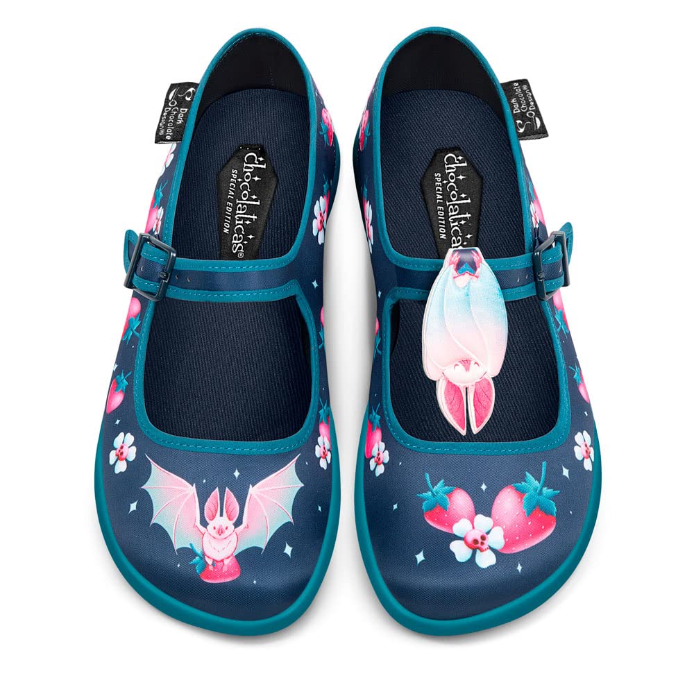 Gothic Dark Chocolate Mary Jane Flat Shoes for Women - Elegant Canvas Design - Perfect for Casual Wear, Vintage Outfits & Gothic Fashion