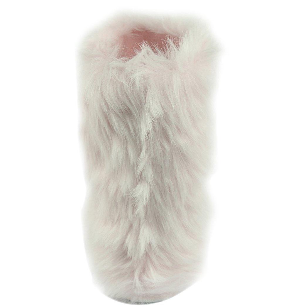 Women's Soft Fleece Plush Warm Indoor House Slippers - Cozy Non-Slip Booties for Winter, Home & Lounge Wear - Perfect for Relaxing by the Fireplace or Wearing Around the House