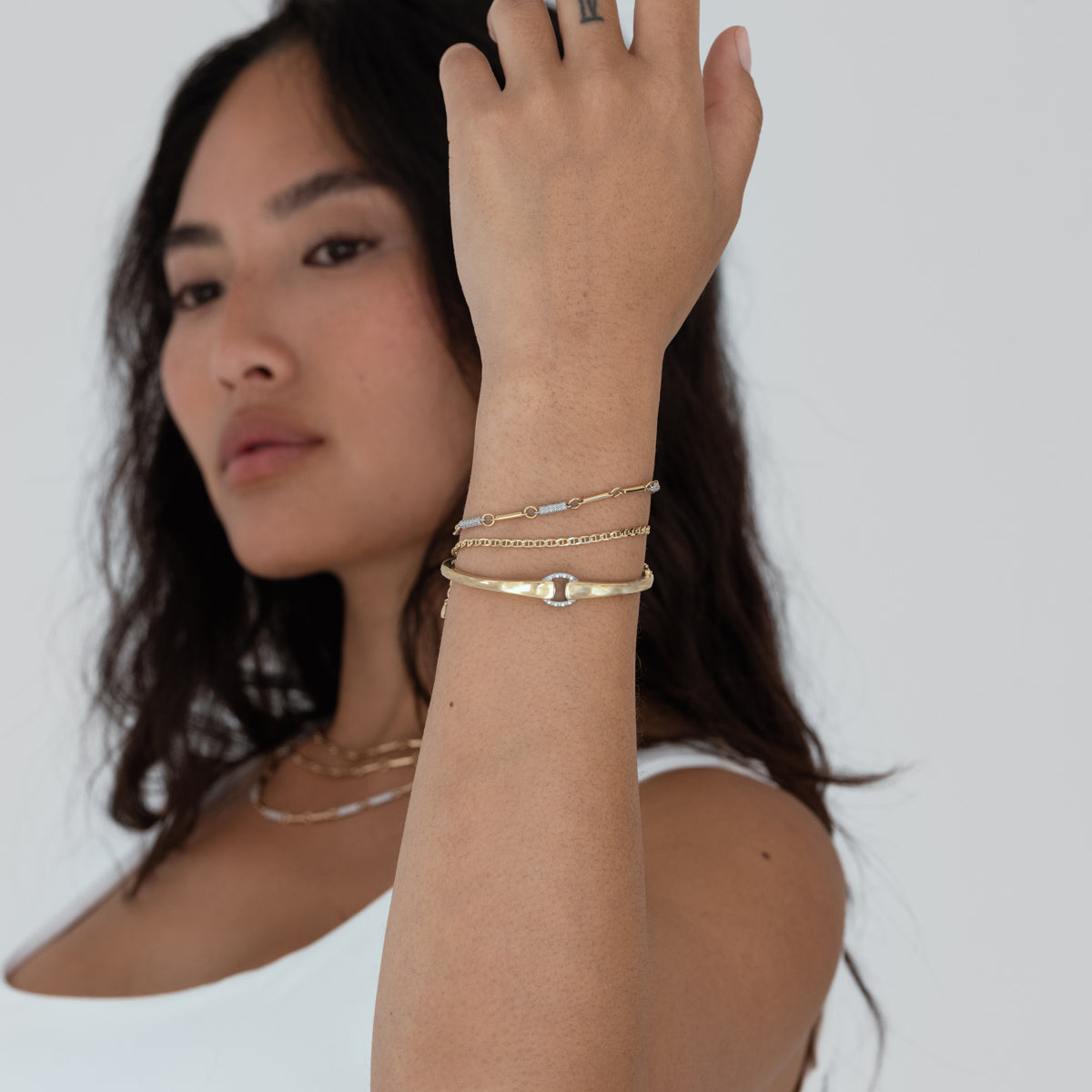 Pavé Sloan Bracelet for Women - Elegant Cubic Zirconia Tennis Bracelet - Perfect for Weddings, Parties & Everyday Wear