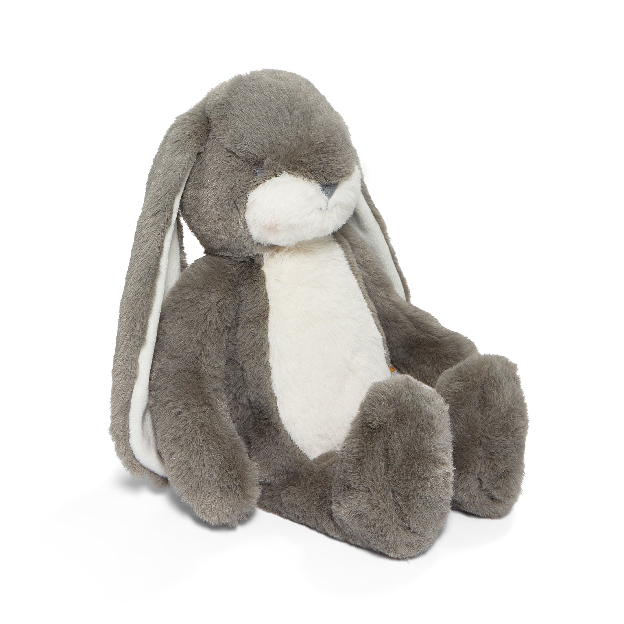 Little 12 Floppy Nibble Bunny Coal - Adorable Stuffed Animal Plush Toy for Kids & Collectors | Perfect for Gifts, Nursery Decor, and Cuddling