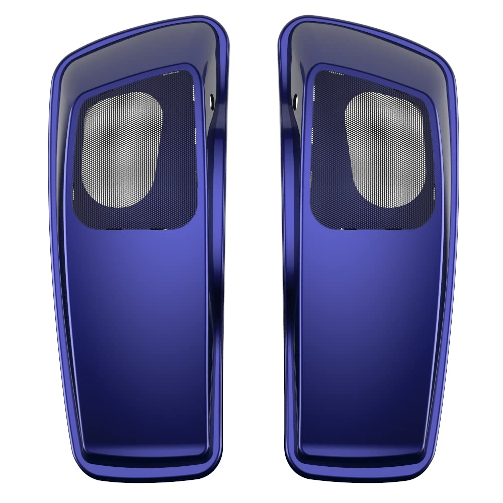 Premium 6X9 Saddlebag Speaker Lids for 2014-2023 Harley Davidson Touring Bikes - Color Matched Replacement Covers - Perfect for Road Trips & Music Lovers