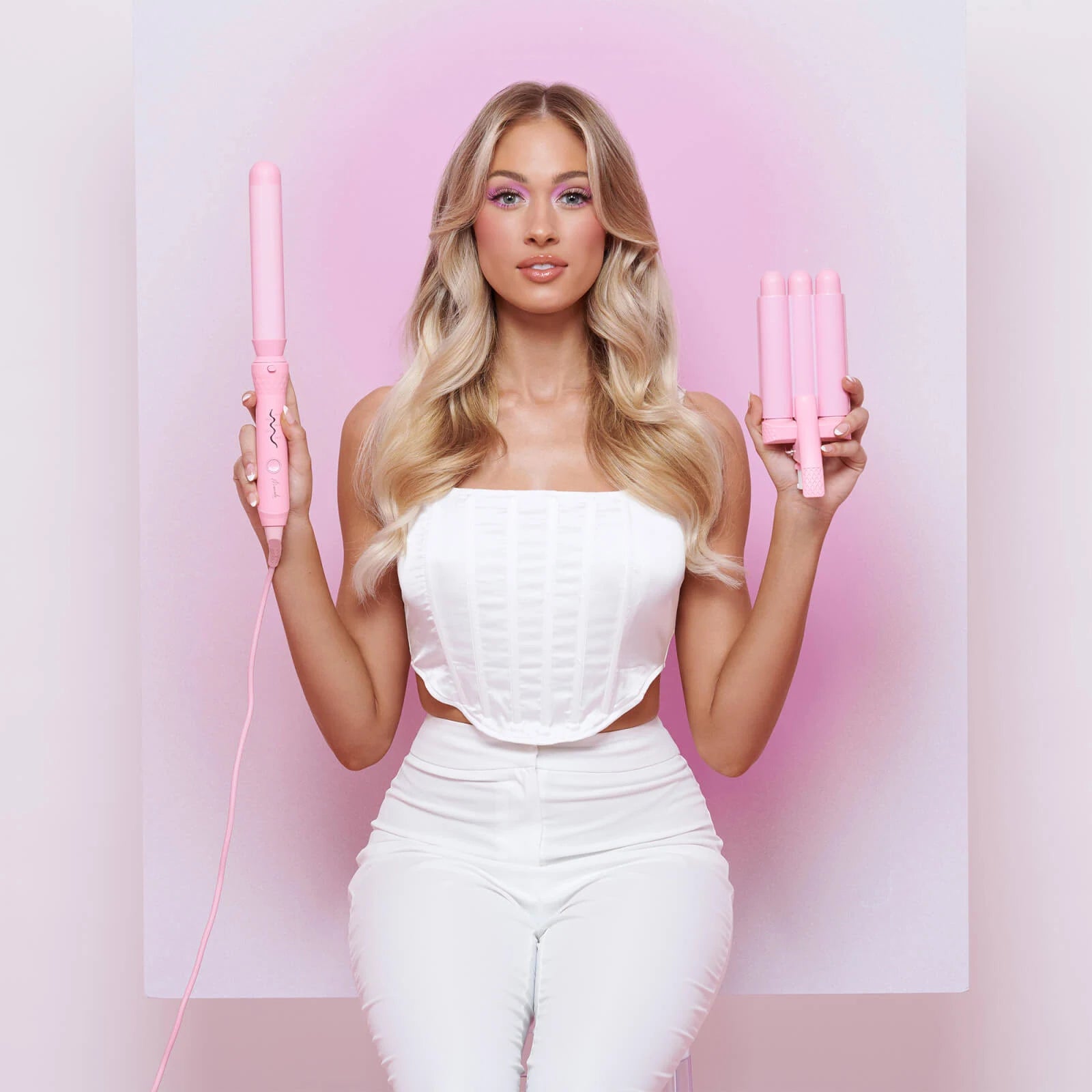 The Style Wand - Professional Hair Styling Tool for Curling & Straightening - Perfect for Home & Salon Use