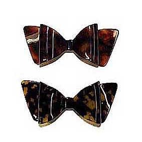 Charles J Wahba Auto Barrette Bow - 4.75 x 2 Inches - Vintage Style Hair Clip for Women & Girls - Perfect for Weddings, Parties & Everyday Hairstyles