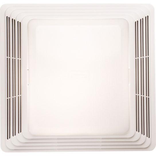Broan 680 White 100 CFM Bathroom Ceiling Exhaust Fan with Incandescent Light - Quiet Ventilation for Bathroom, Kitchen, Laundry Room & Home Use