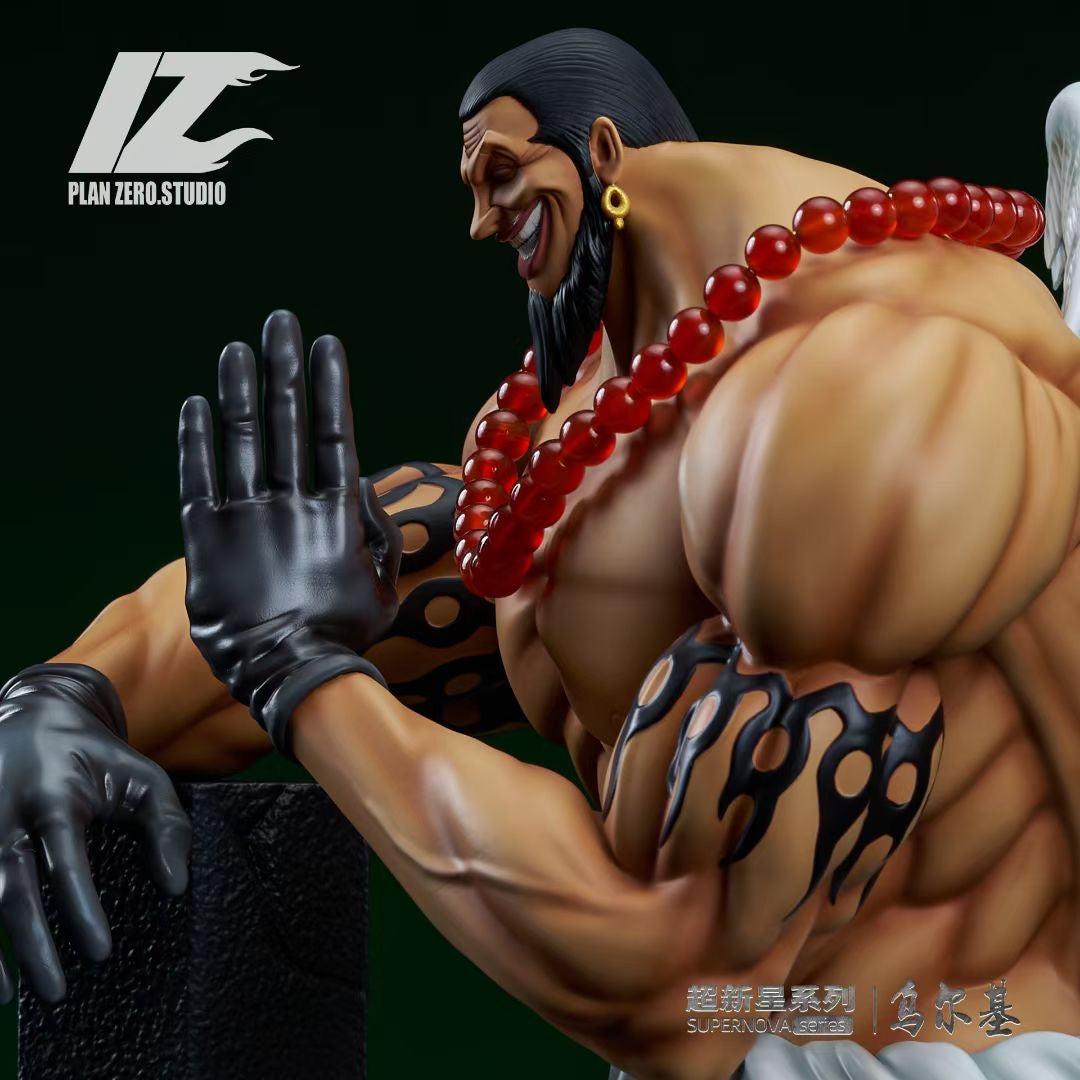 PZ Studio Urouge Mad Monk One Piece Anime Figure - Collectible Action Figure for Anime Fans, Perfect for Display, Gifts, and Cosplay