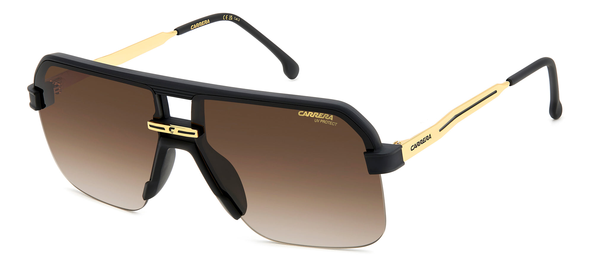 Carrera 1066 S Sunglasses - Polarized UV Protection Sports Sunglasses for Men & Women - Perfect for Running, Cycling, Driving & Outdoor Activities