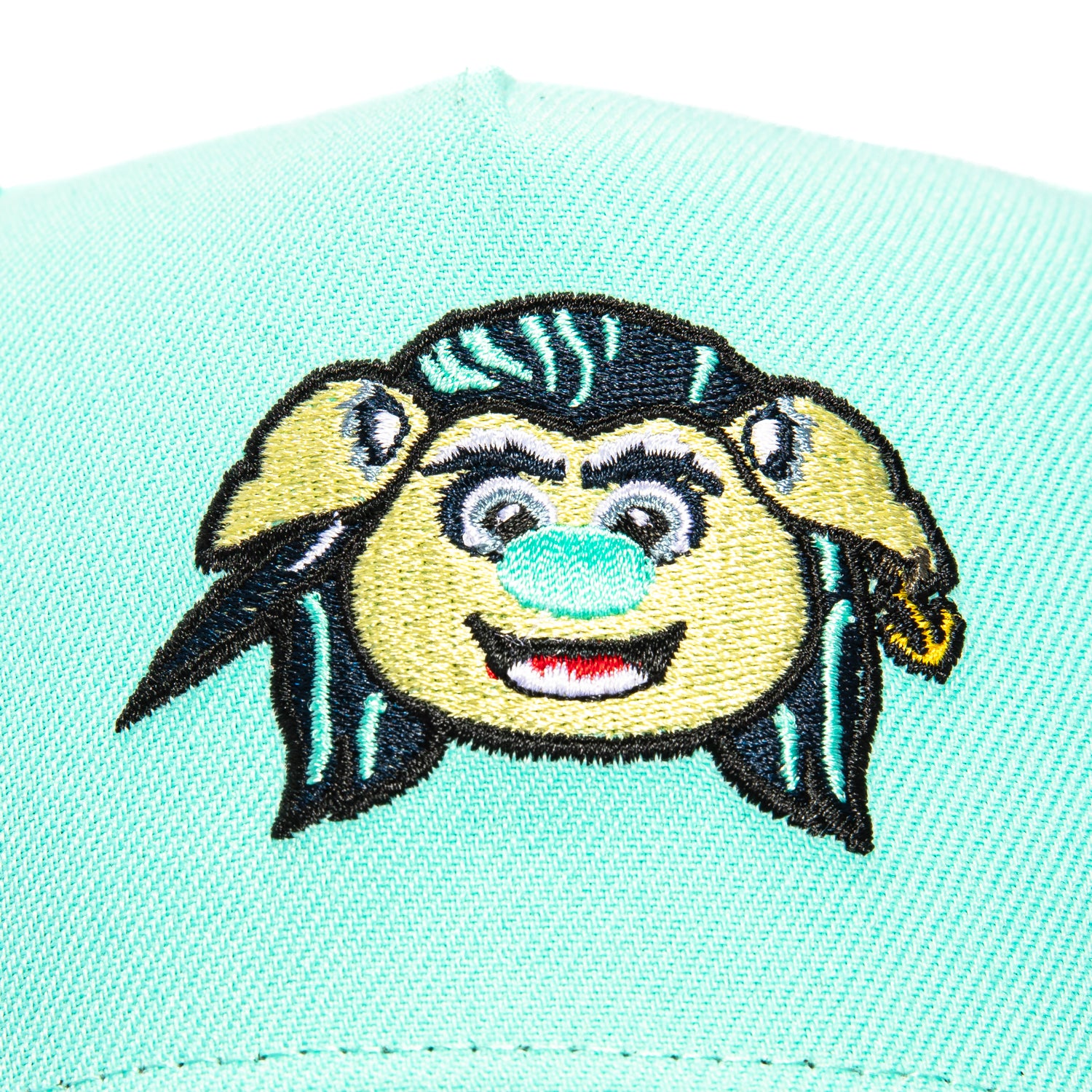 New Era 9Forty A-Frame Seattle Kraken Logo Snapback Hat - Adjustable Buoy Patch Cap in Mint & Navy | Perfect for Hockey Games, Streetwear & Sports Fans