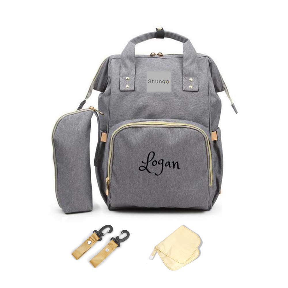 Personalized Large Diaper Bag Backpack - Multi-Functional Tote, Messenger & Shoulder Bag for Moms | Perfect for Baby Essentials, Travel & Everyday Use
