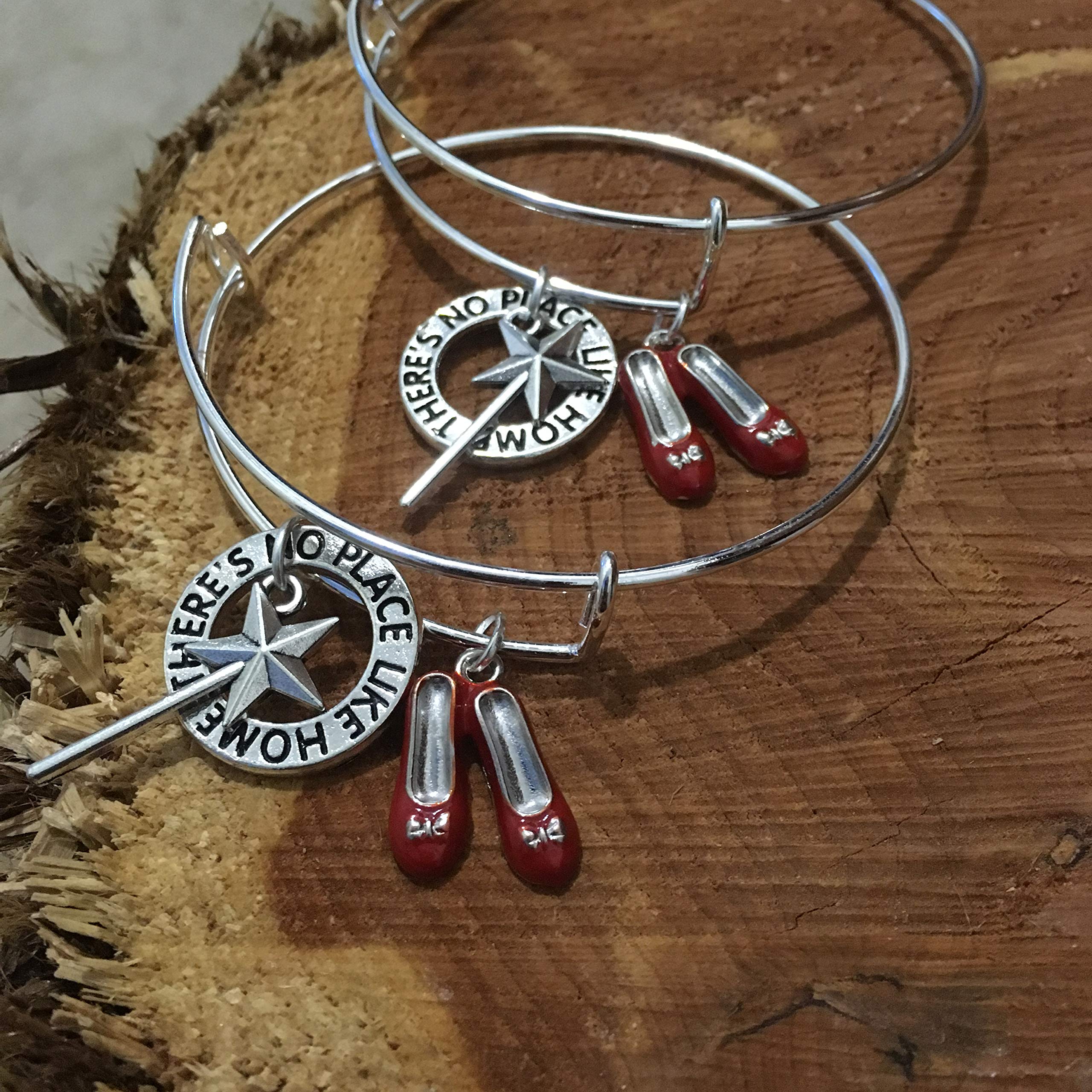 Charm Expandable Wire Bracelet for Women - Meaningful Birthday Gifts, Mother Daughter Friendship Bracelet - Adjustable Bangle for Everyday Wear & Special Occasions