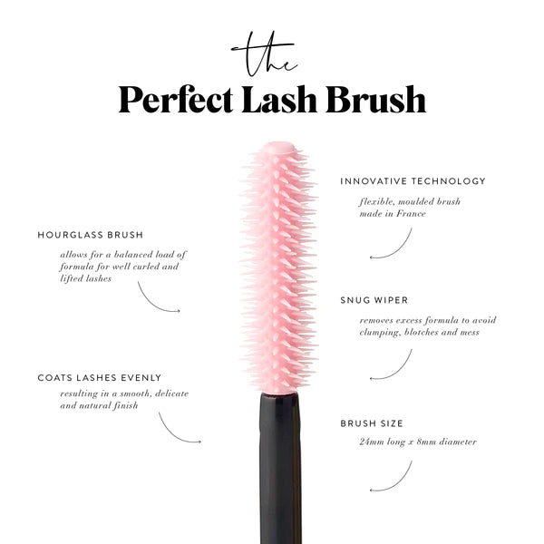 Lash Nourish Mascara - Volumizing & Lengthening Black Brown (Espresso) for Natural Eye Makeup - Perfect for Daytime, Night Out & Special Occasions