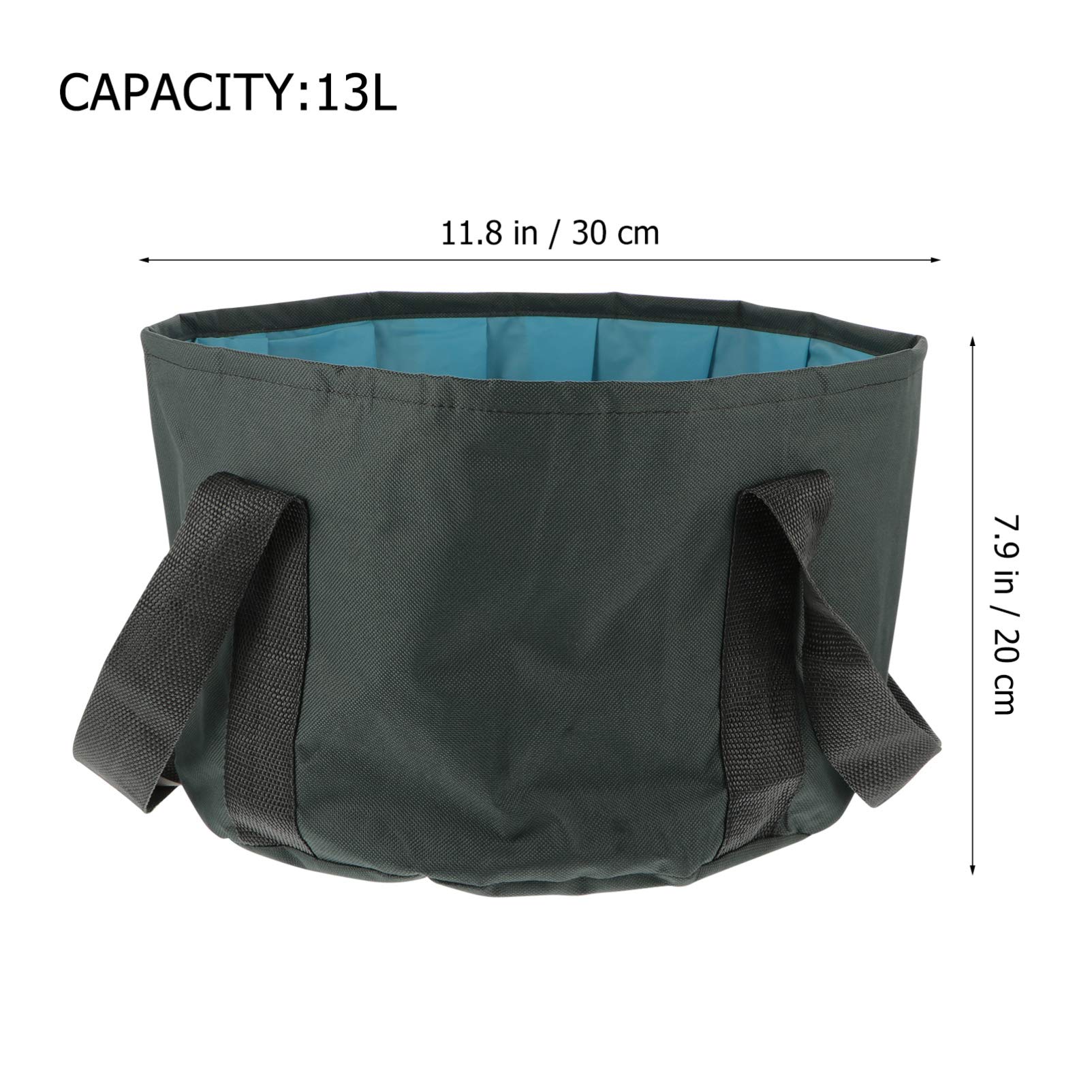 Foldable Foot Spa Basin - 2 Pcs Collapsible Bucket for Foot Soaking & Travel