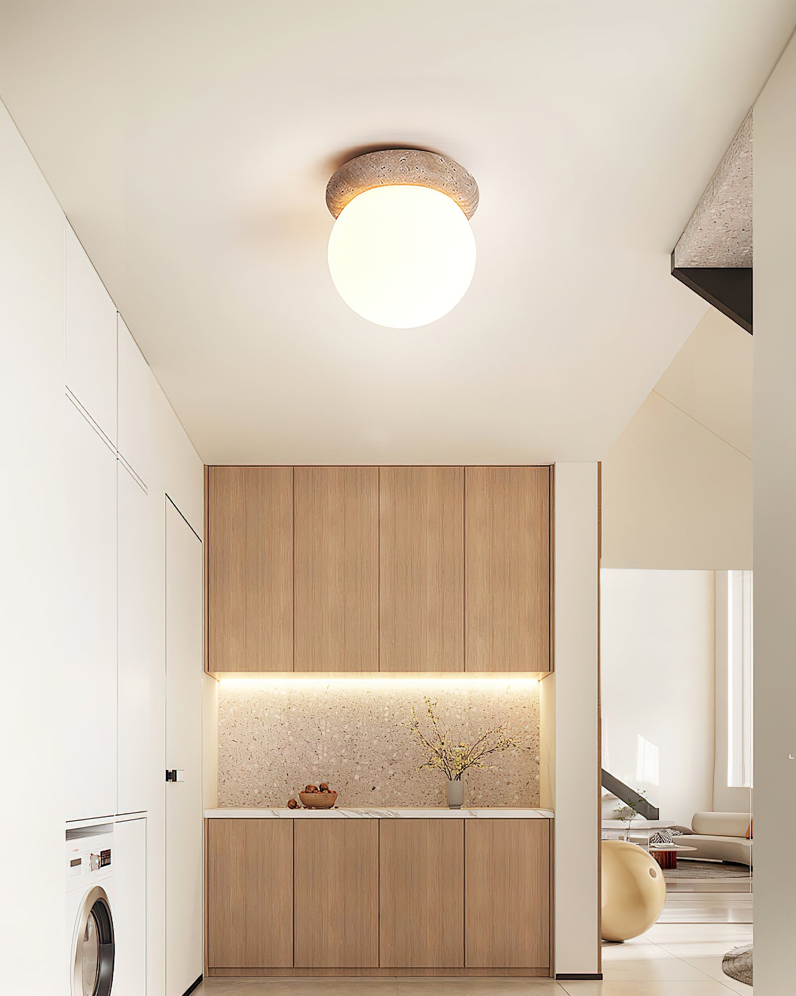 Asteroid Ceiling Lamp - Modern LED Hanging Light Fixture for Living Room, Bedroom & Dining Room | Energy Efficient Home Decor Lighting for Indoor Spaces