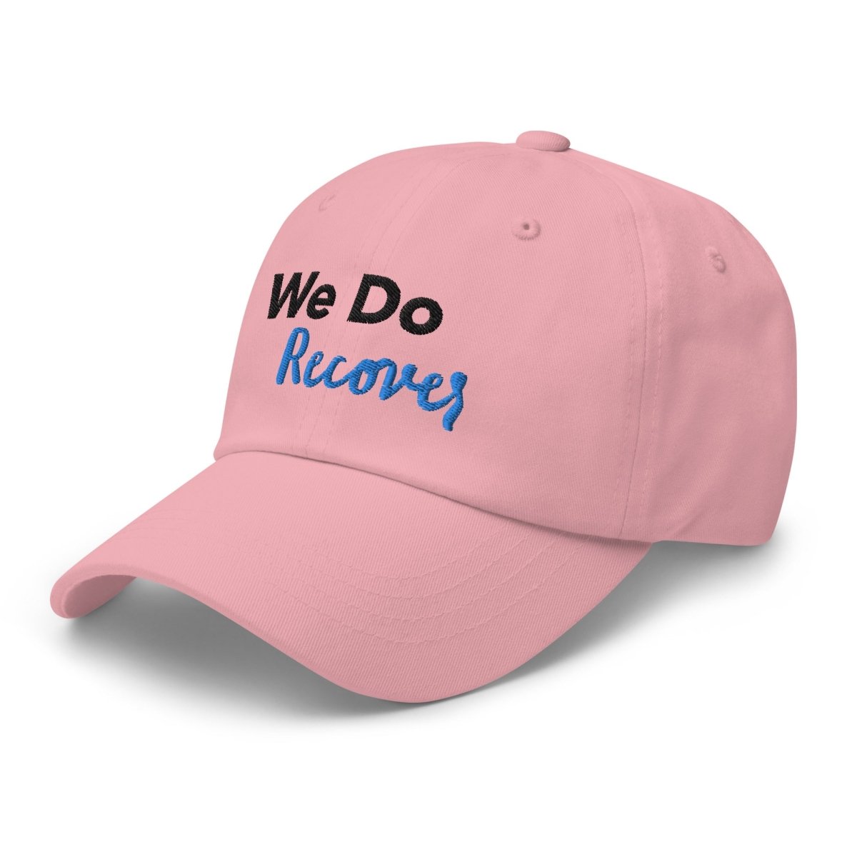 We Do Recover Dad Hat - Lightweight Cotton Sobriety Hat for Men & Women - Celebrate Recovery & Support Community - Perfect for AA Meetings, Sober Events & Everyday Wear