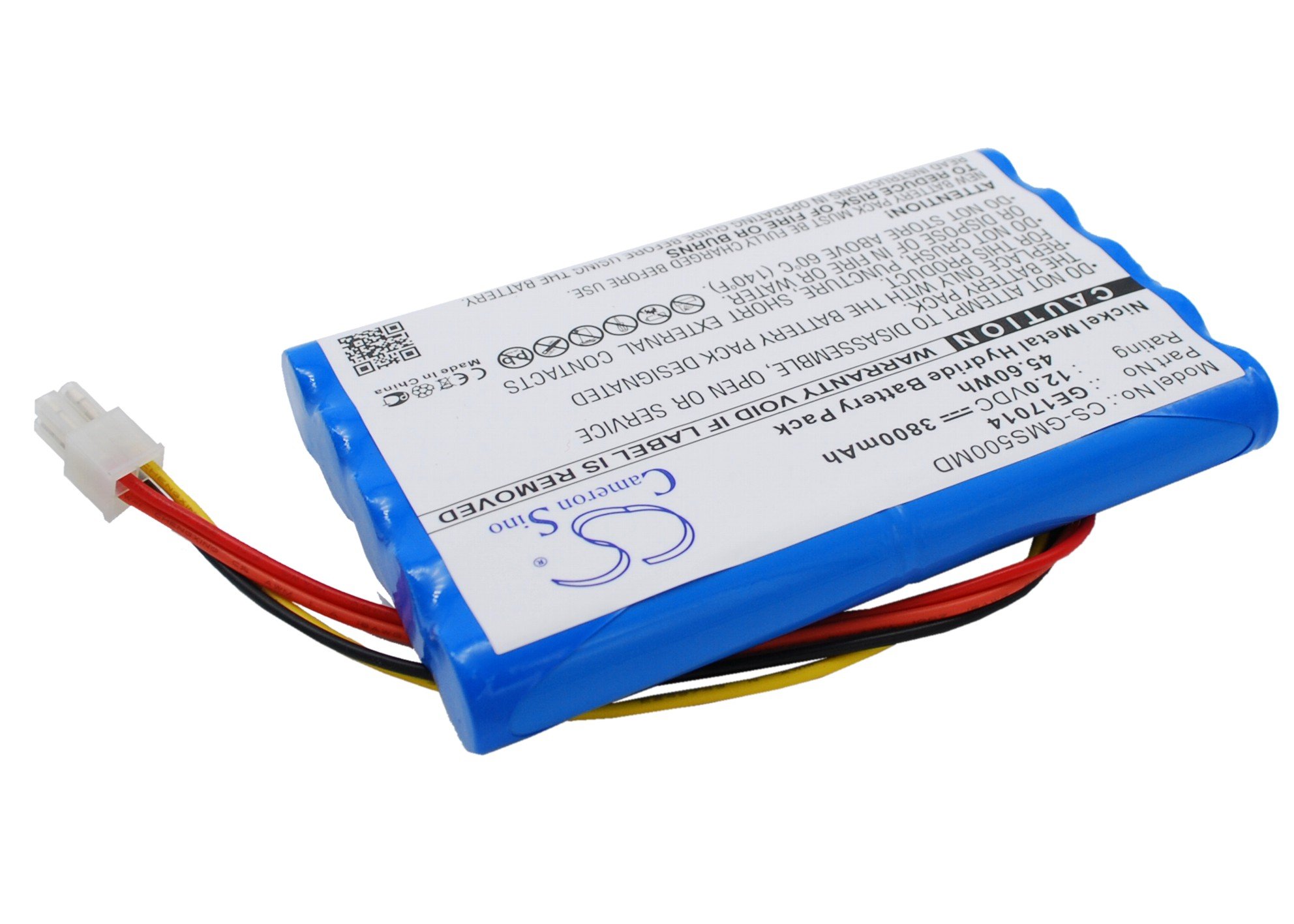 GE S5 Patient Monitor Replacement Battery - Compatible with 10HR4, 3AU, 17014, AMED2002, B11221 Models | Long-Lasting Power for Hospital & Clinical Use