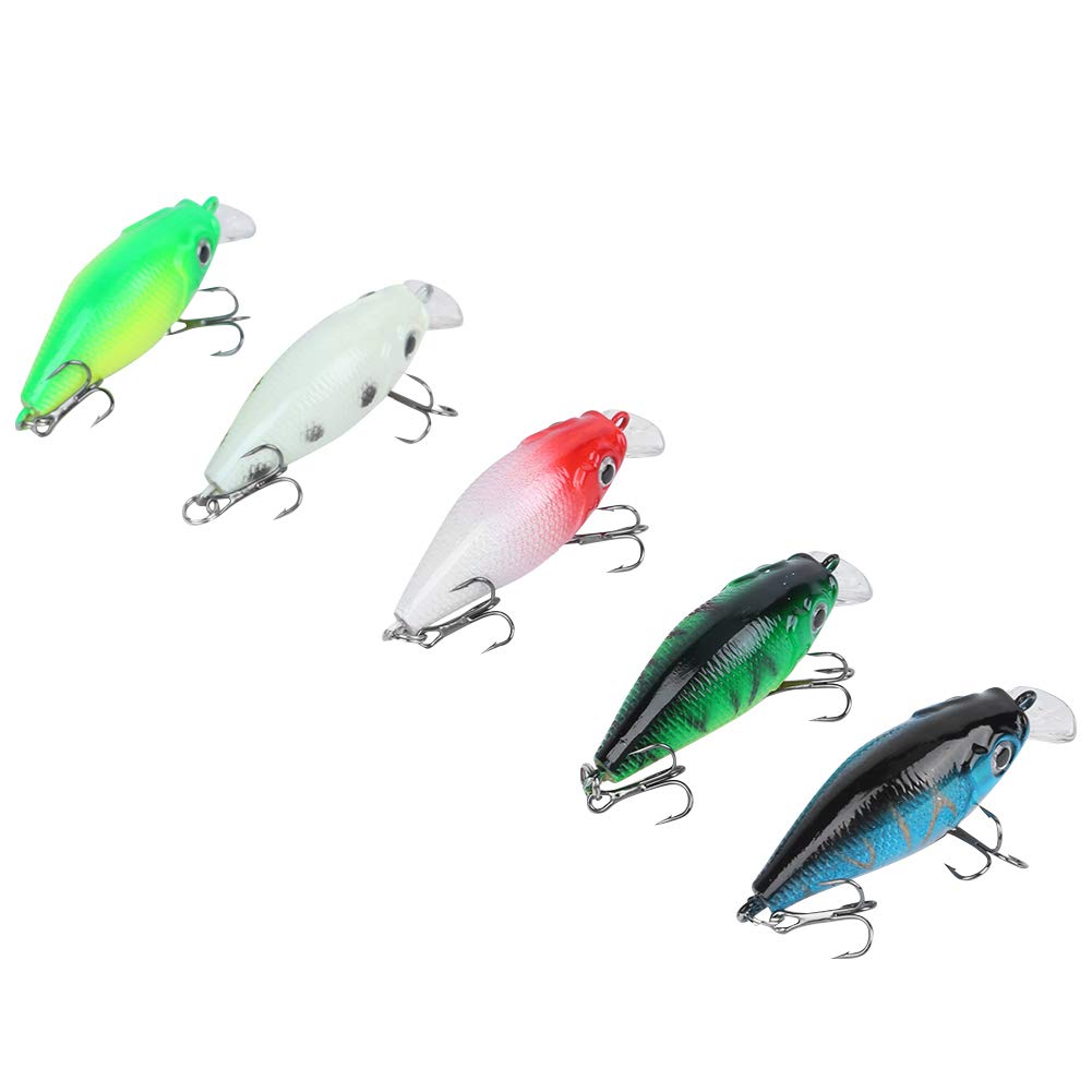 RETG High Fiber 5-Color Fishing Lures - Vibrant Soft Baits for Ice Fishing, Wild Fishing & Freshwater Anglers | Perfect for Bass, Trout & Panfish | Fishing Tackle & Gear Accessories