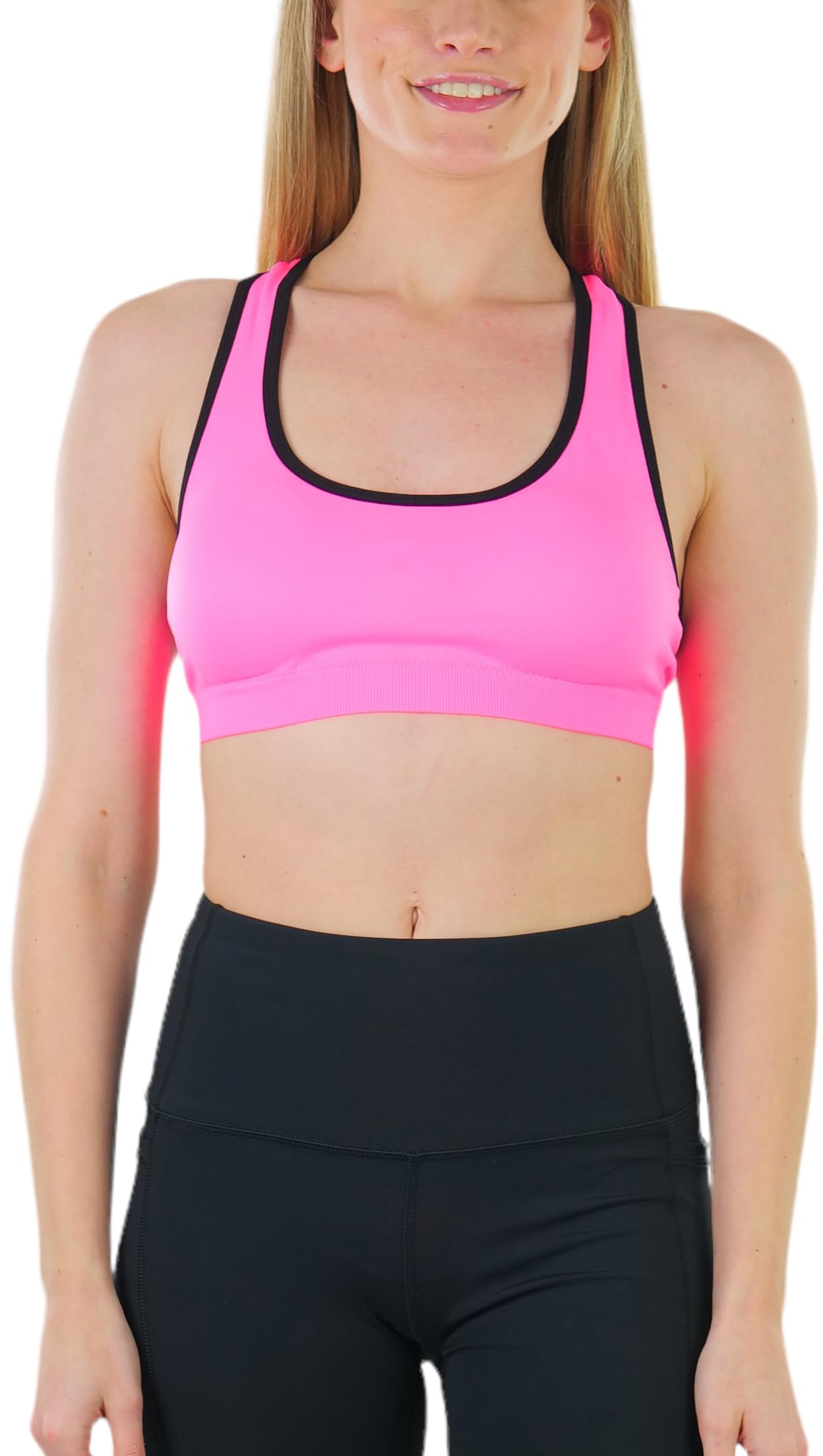 ToBeInStyle Women's Seamless Wire-Free Sports Bras & Bralettes - Supportive Comfort for Yoga, Gym & Everyday Wear