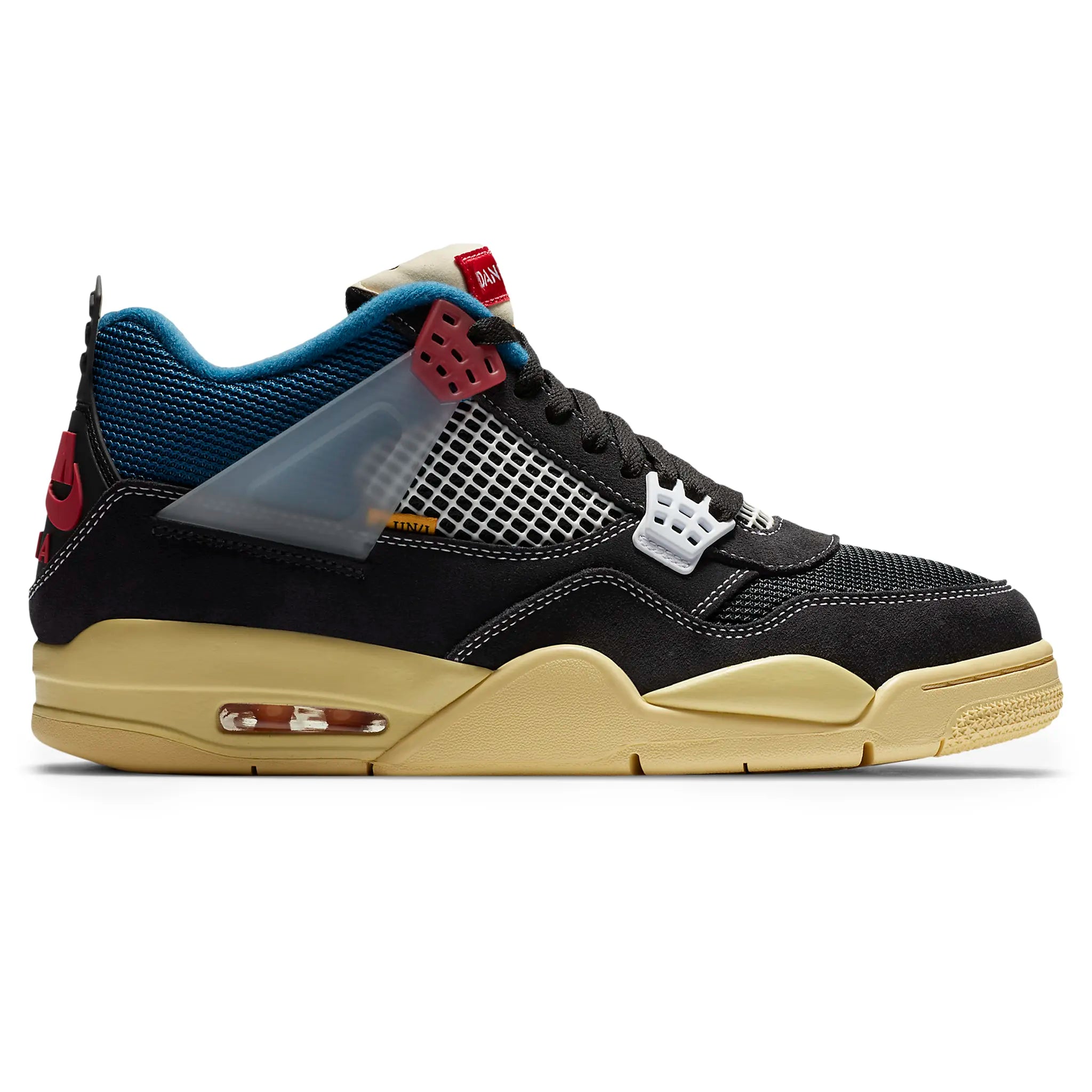 Air Jordan 4 x Union Retro Off Noir Men's Basketball Shoes - Limited Edition Sneakers for Streetwear & Casual Outfits
